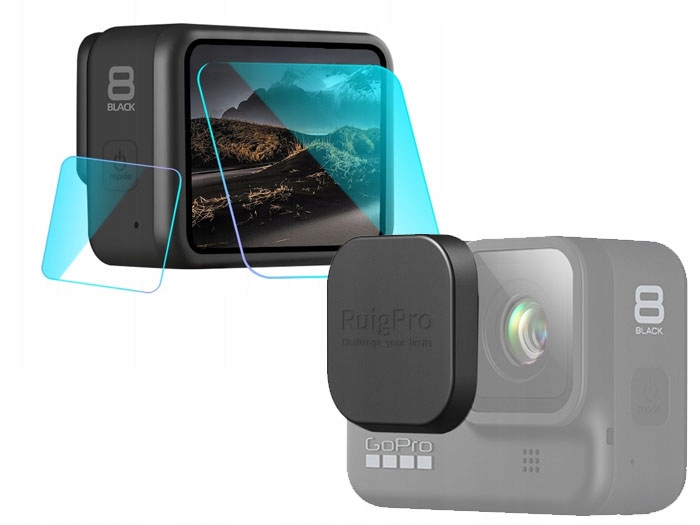 

Szkło + Dekielek na Obiektyw do GoPro Hero 8 Black
