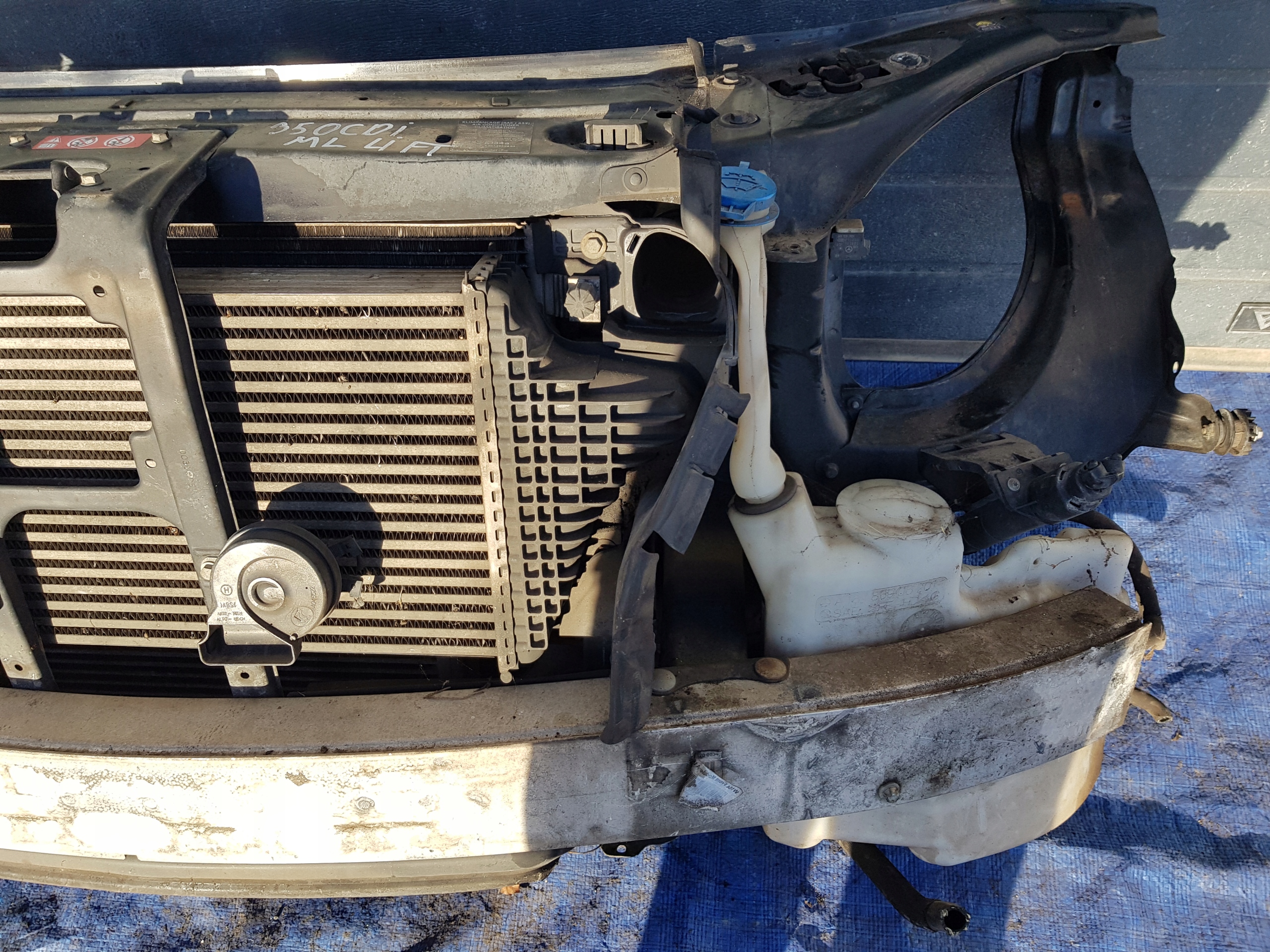 support panel for radiators radiator MERCEDES ML W164 350 LIFT 3.0CDI