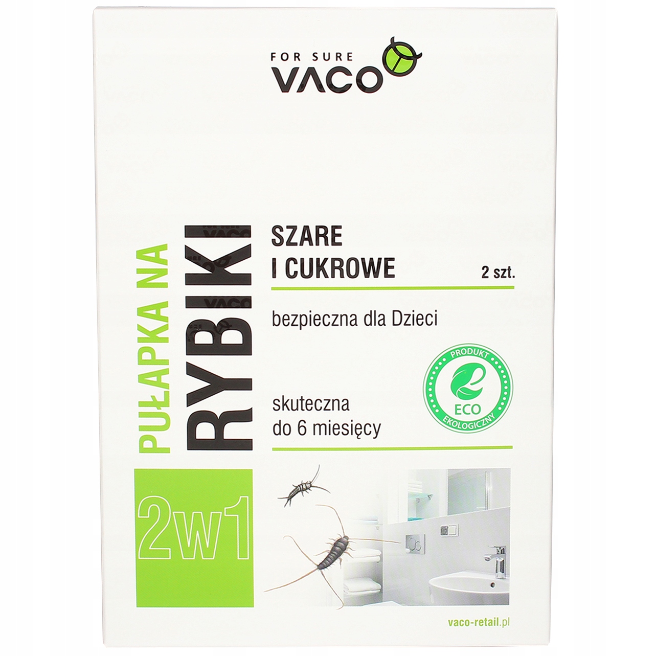 

Wabiąca Eco Pułapka na Rybiki Srebrzyki Vaco 2 szt