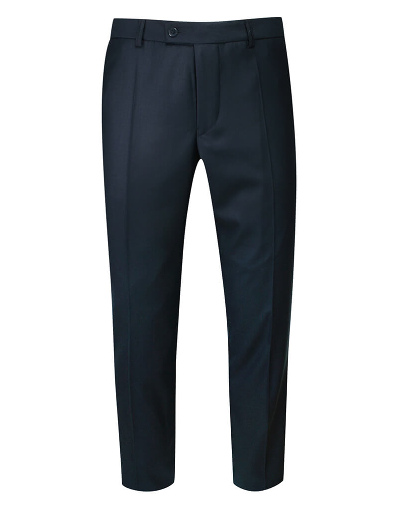 Tmavě modré elegantní oblekové kalhoty 86/170