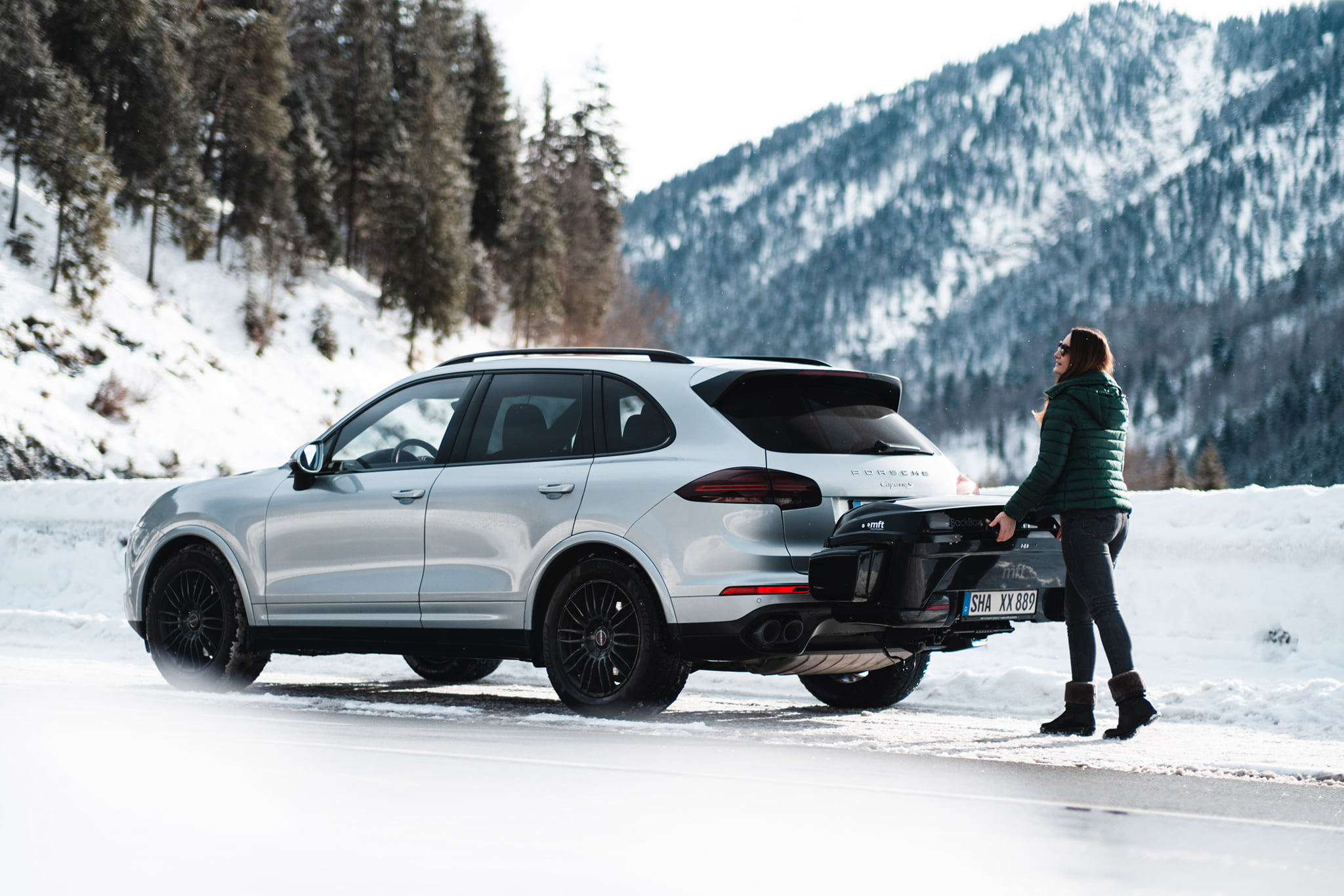 Box Kufer na hak BackBoX MFT na NARTY Product Width 53 cm