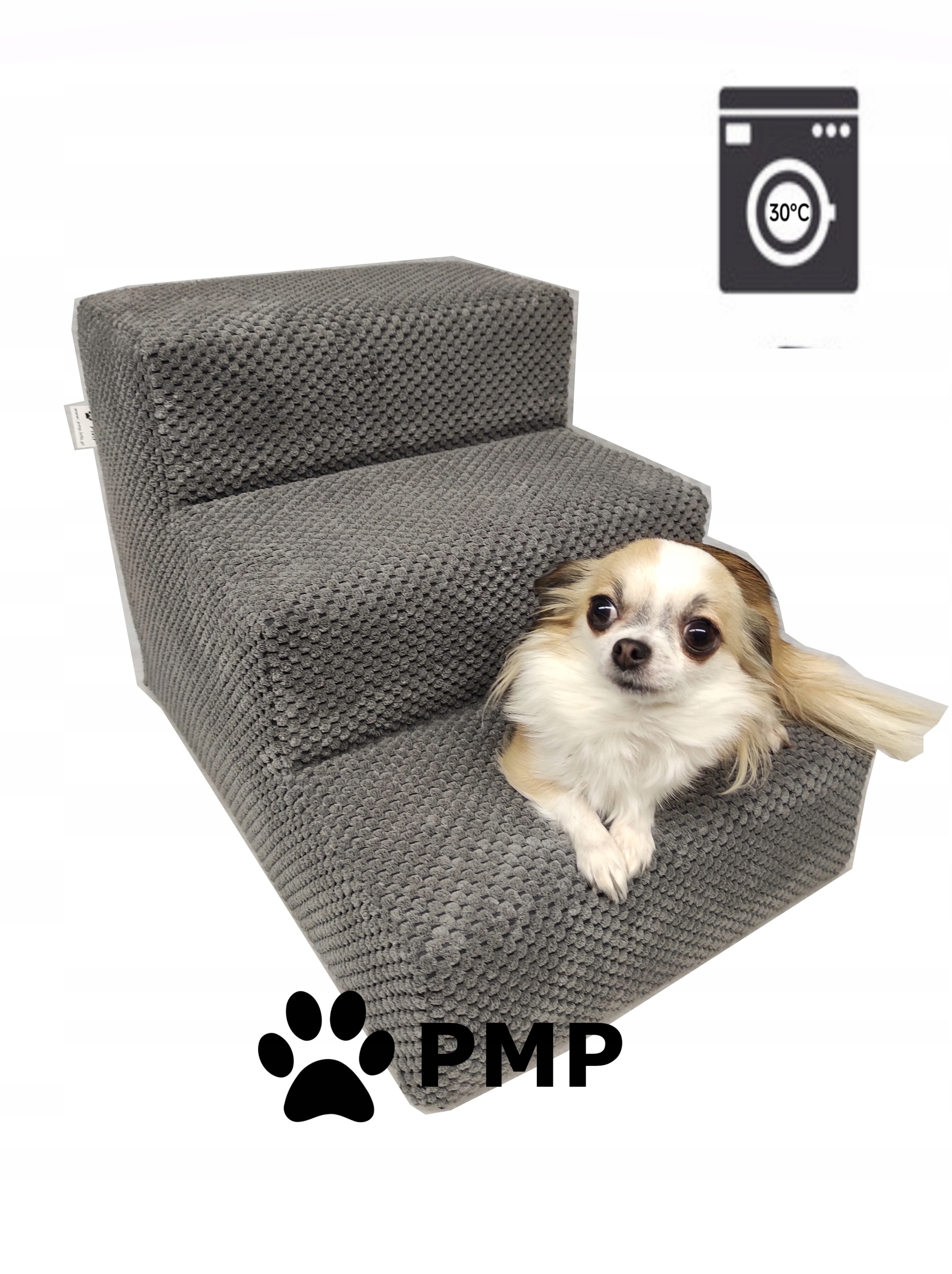 Schody pro psy Schody pro psa nebo kočku 30 cm 3 stupně