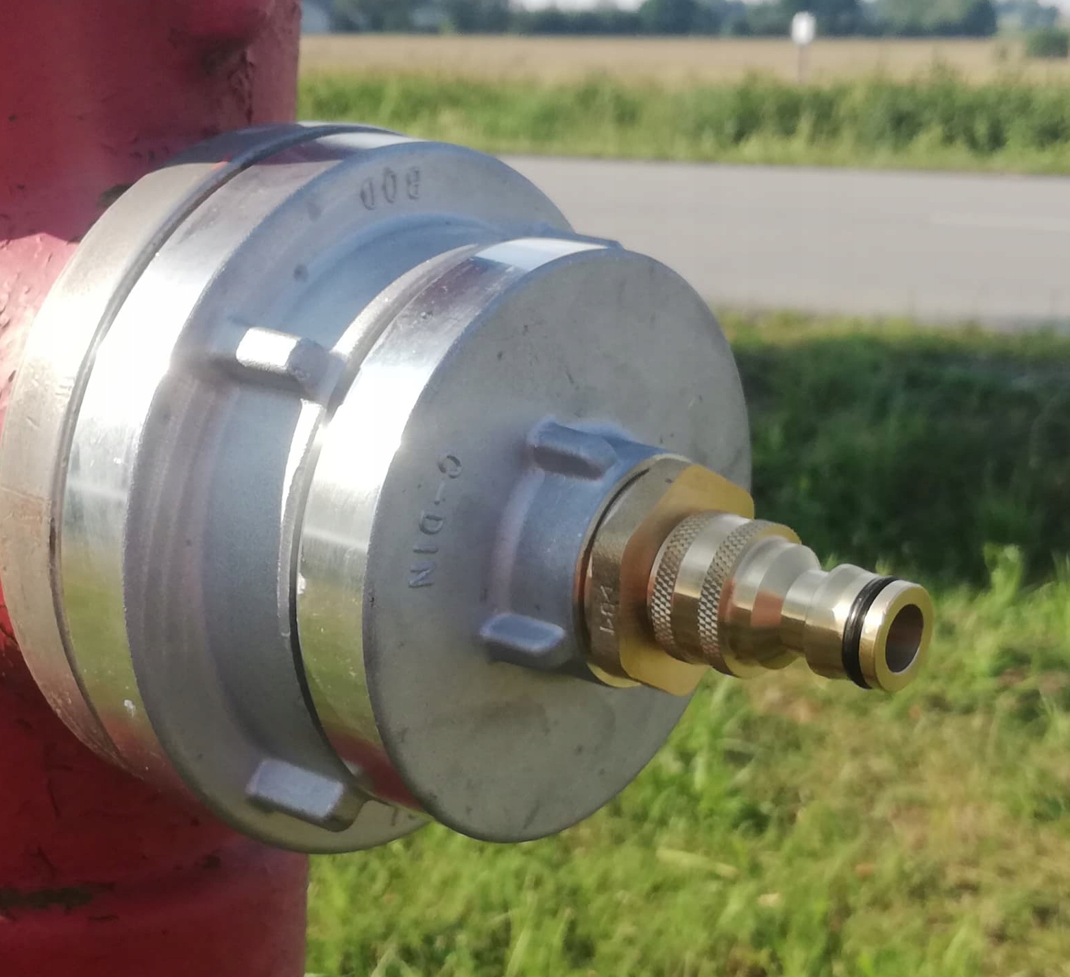 

Redukcja hydrantowa z redukcją 75/52 z hydrantu