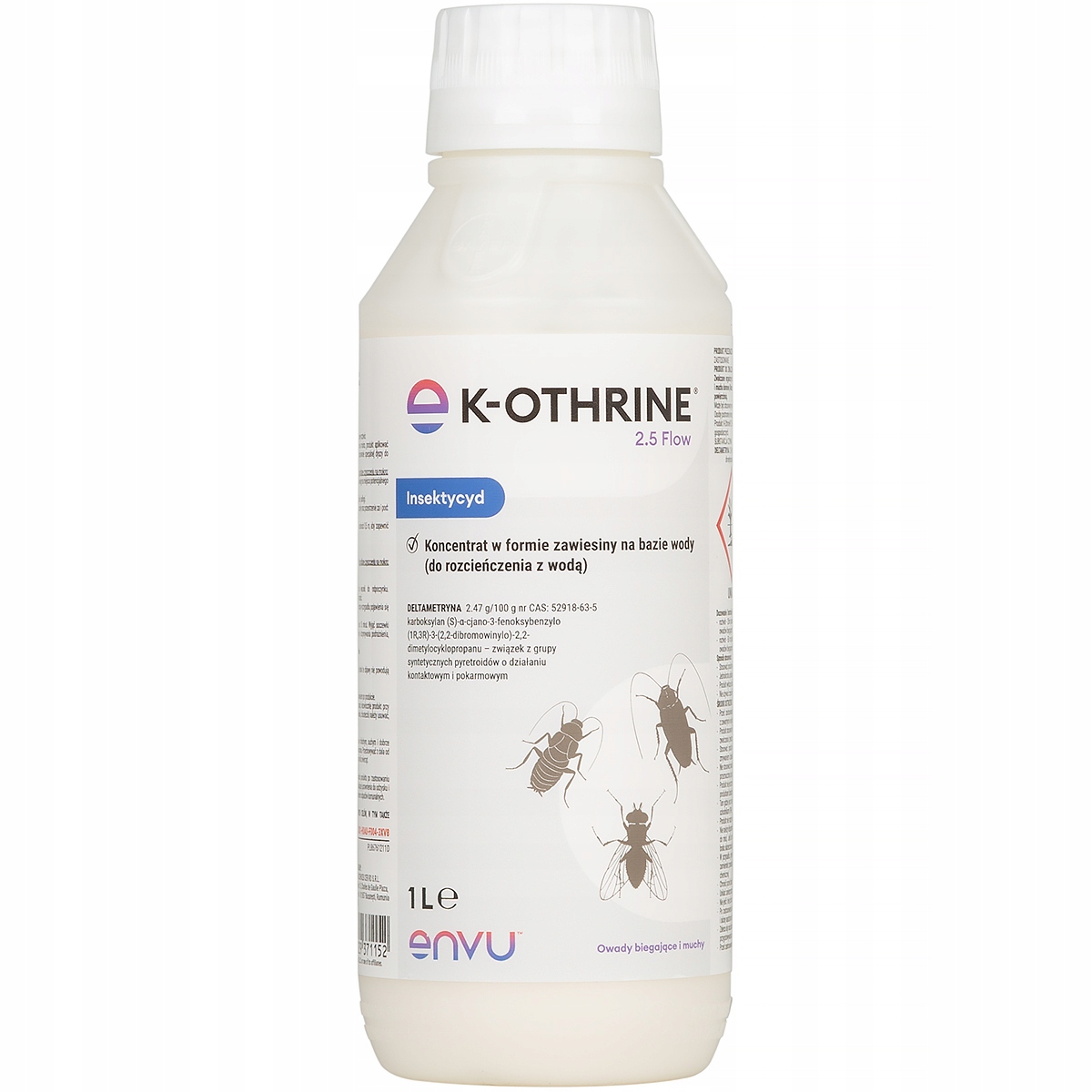 Środek na muchy pluskwy prusaki komary K-othrine 2,5 Flow 1 litr