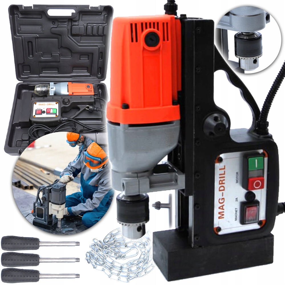 WIERTARKA MAGNETYCZNA MAGNESÓWKA 1200W WIERTNICA