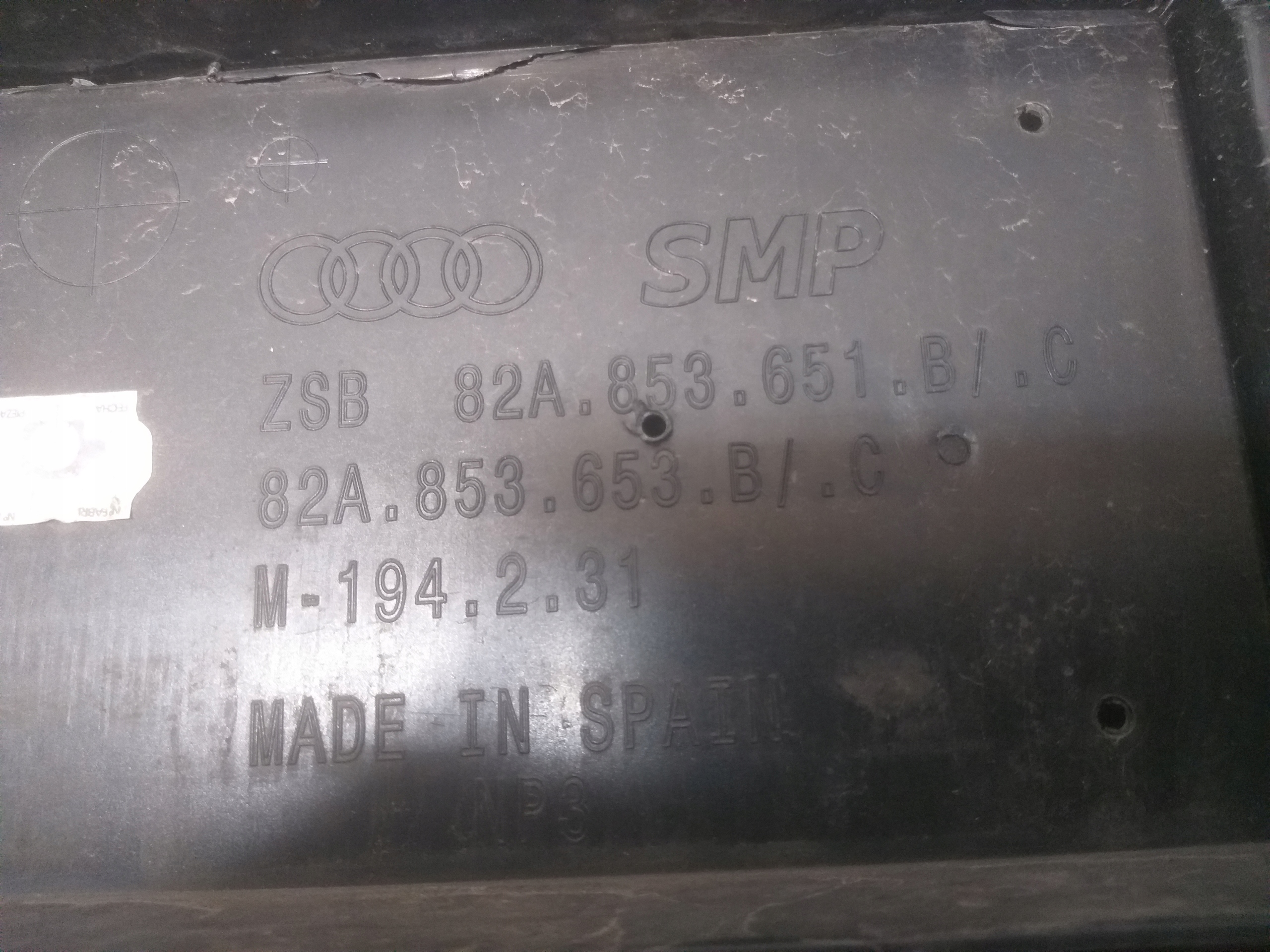 GRIGLIA AUDI A1 82A853651B