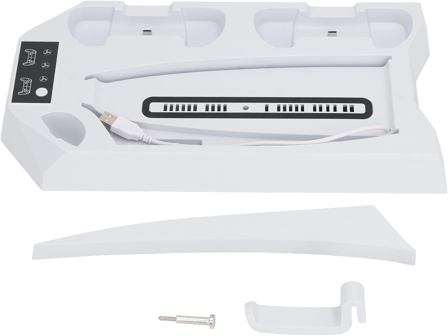 Podstawka do PS5 z Wentylatorem i Ładowarką 2w1 z Konsolami PlayStation 5