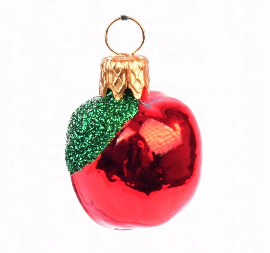 

Bombka szklana na choinkę figurka jabłko mini