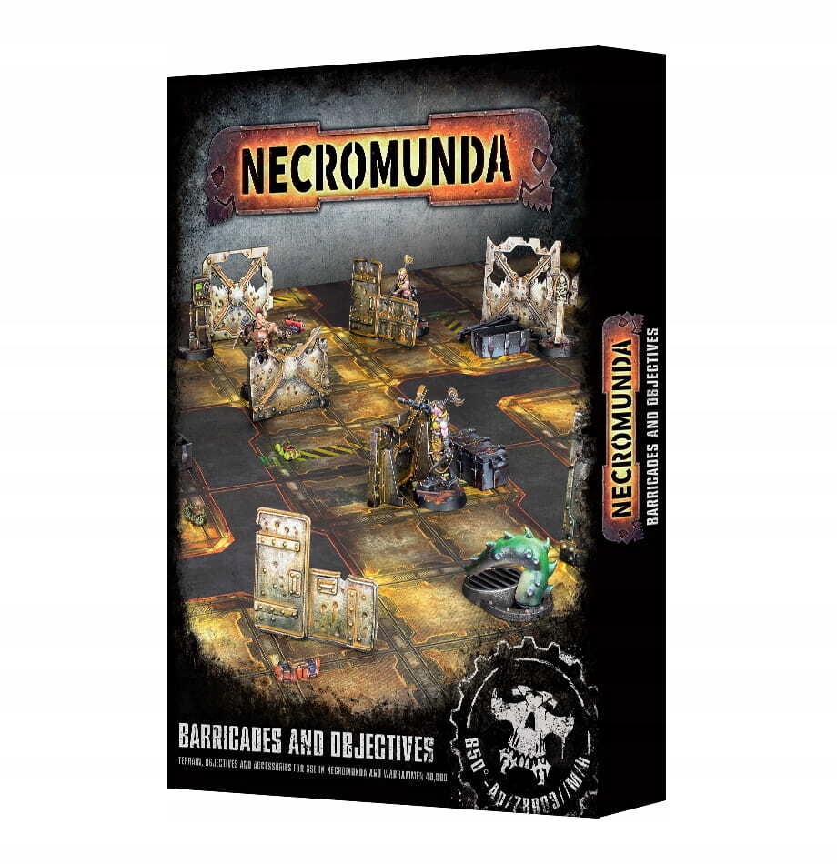 Necromunda Barricades and Objectives modele do gry bitewnej