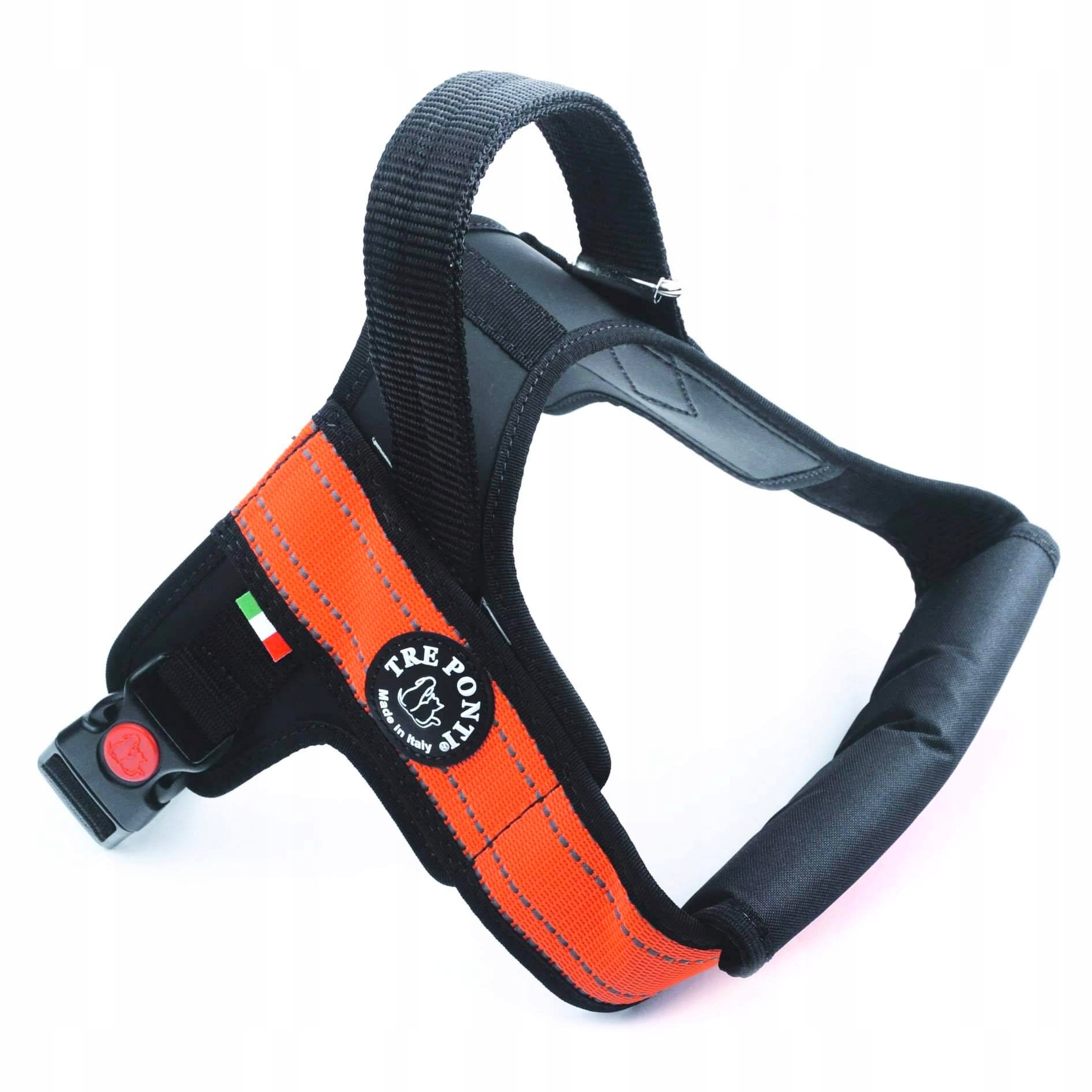 

Szelki dla psa M 50-65cm Tre Ponti pomarańczowe