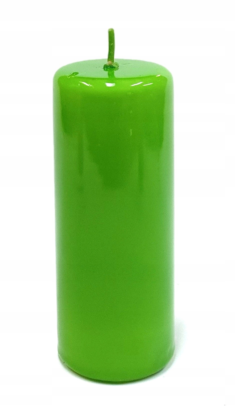 

Świeca Walec 60x150 mm Zielony Jabłkowy Lakier