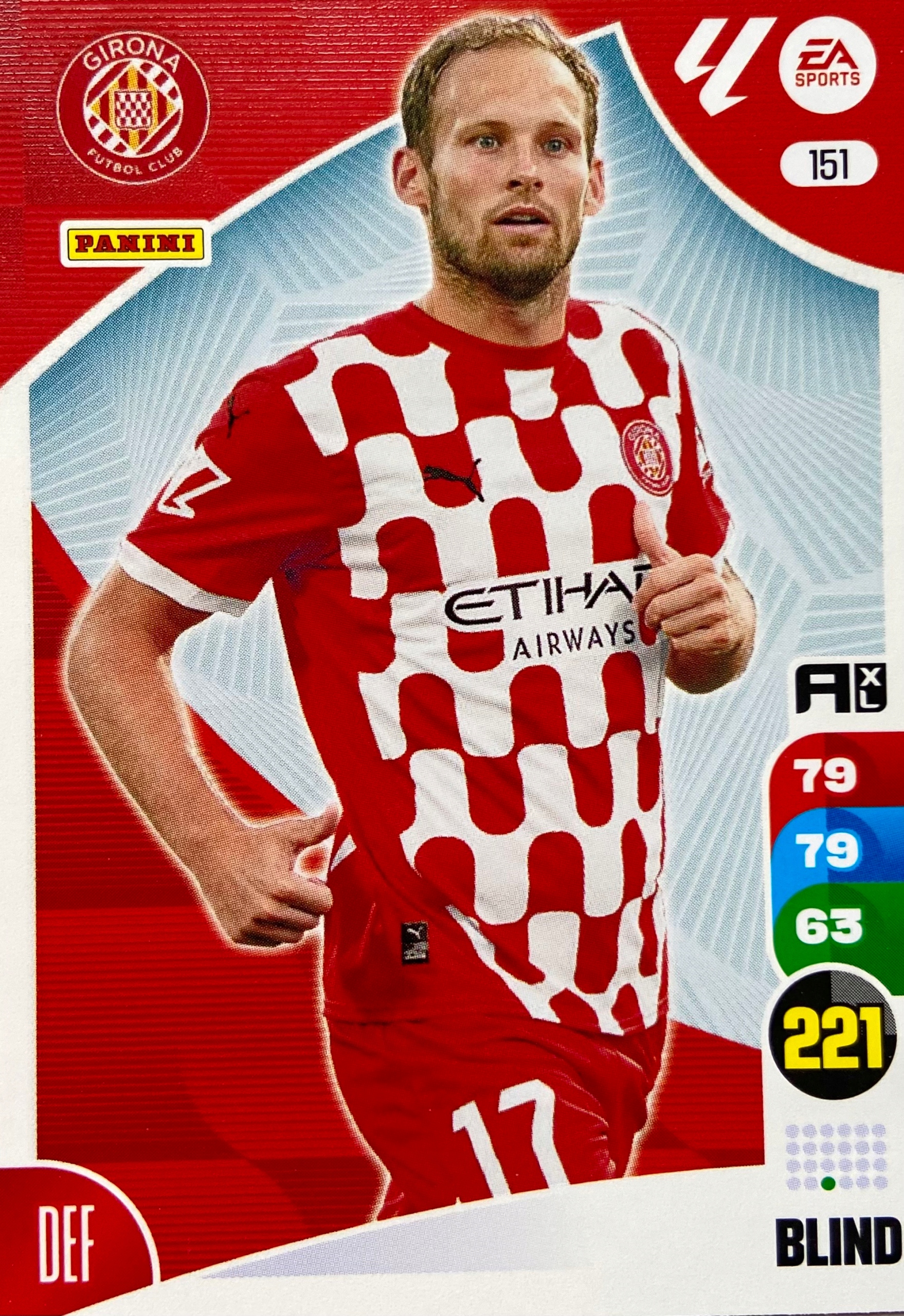 Panini La Liga 2024-25 2025 Base 151 Blind Girona Fc
