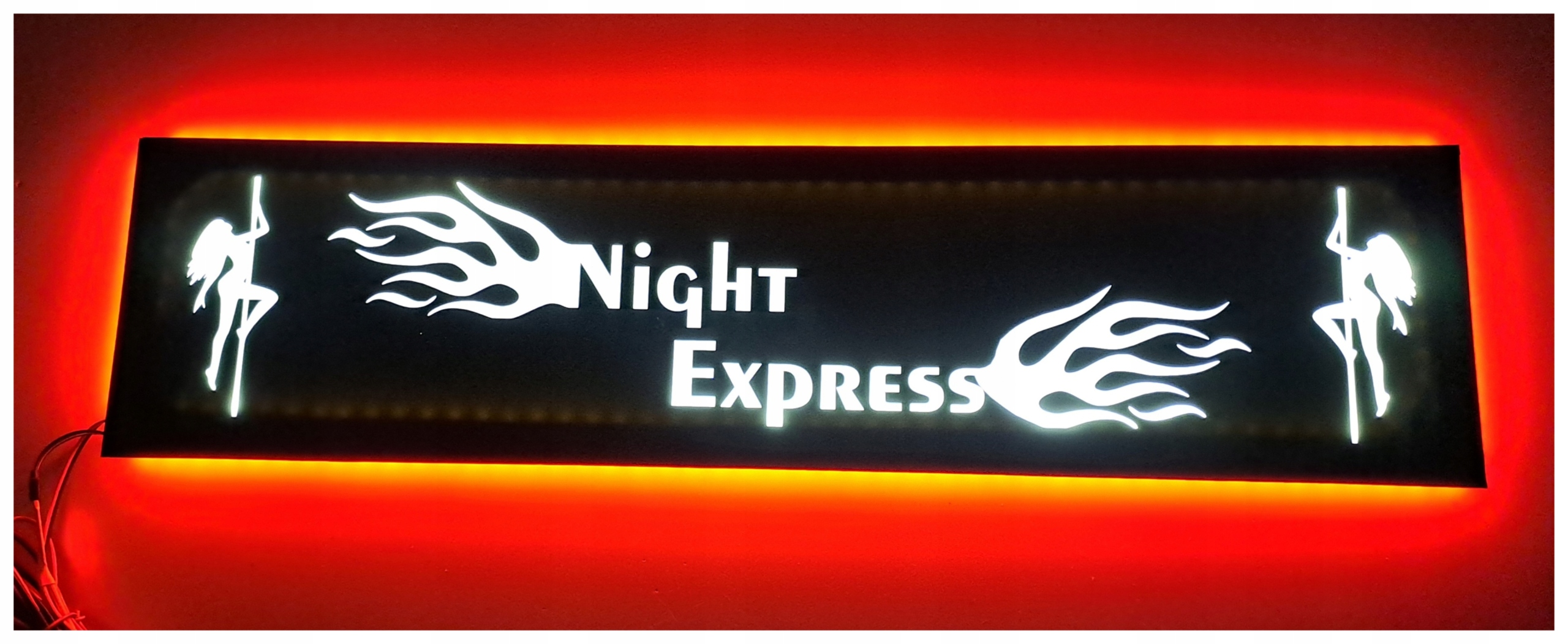 Led tabuľa Night expres nad posteľou man daf scania s podsvietením kabíny Tir