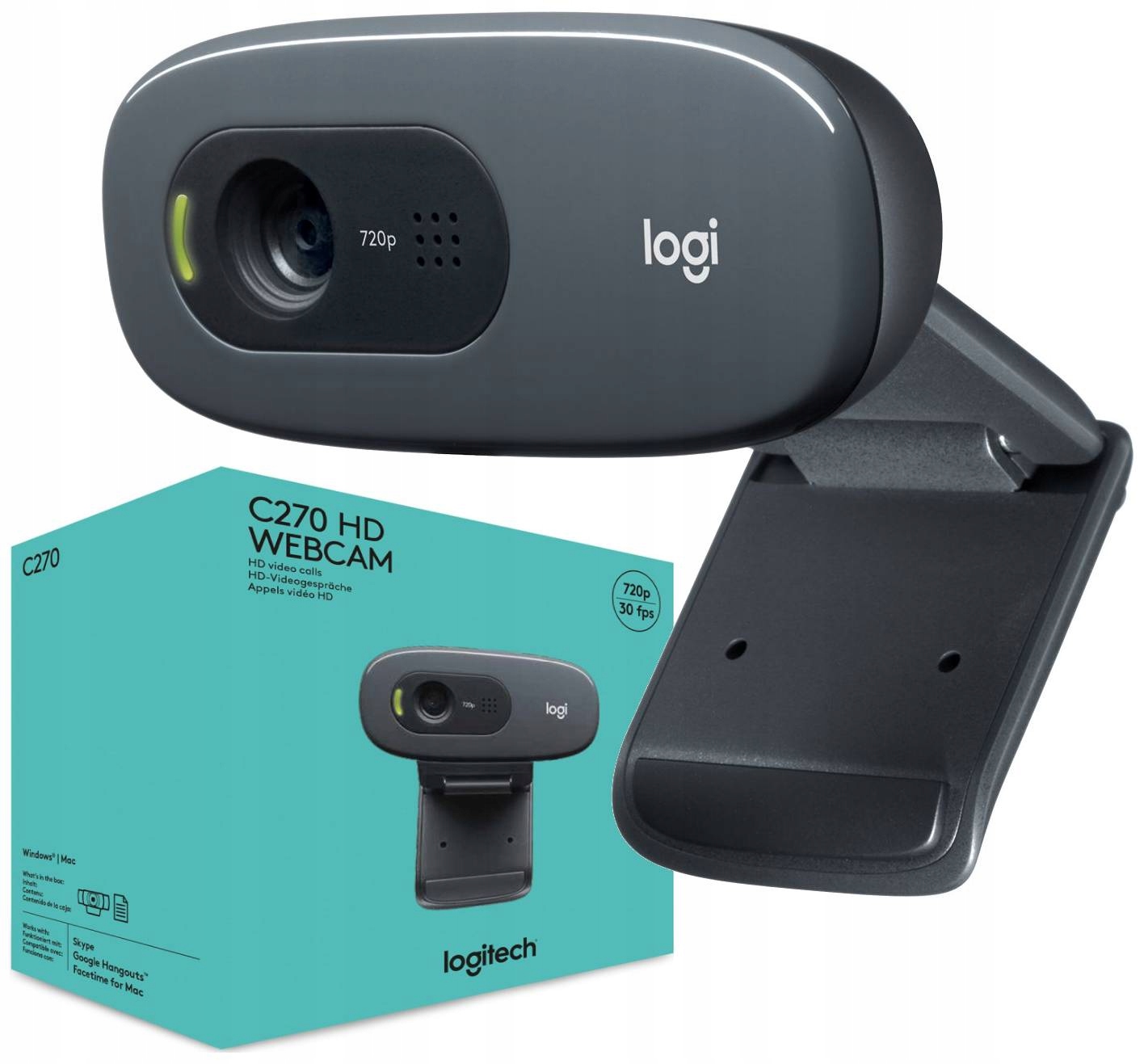

Kamera internetowa Logitech Webcam C270 Hd 720p