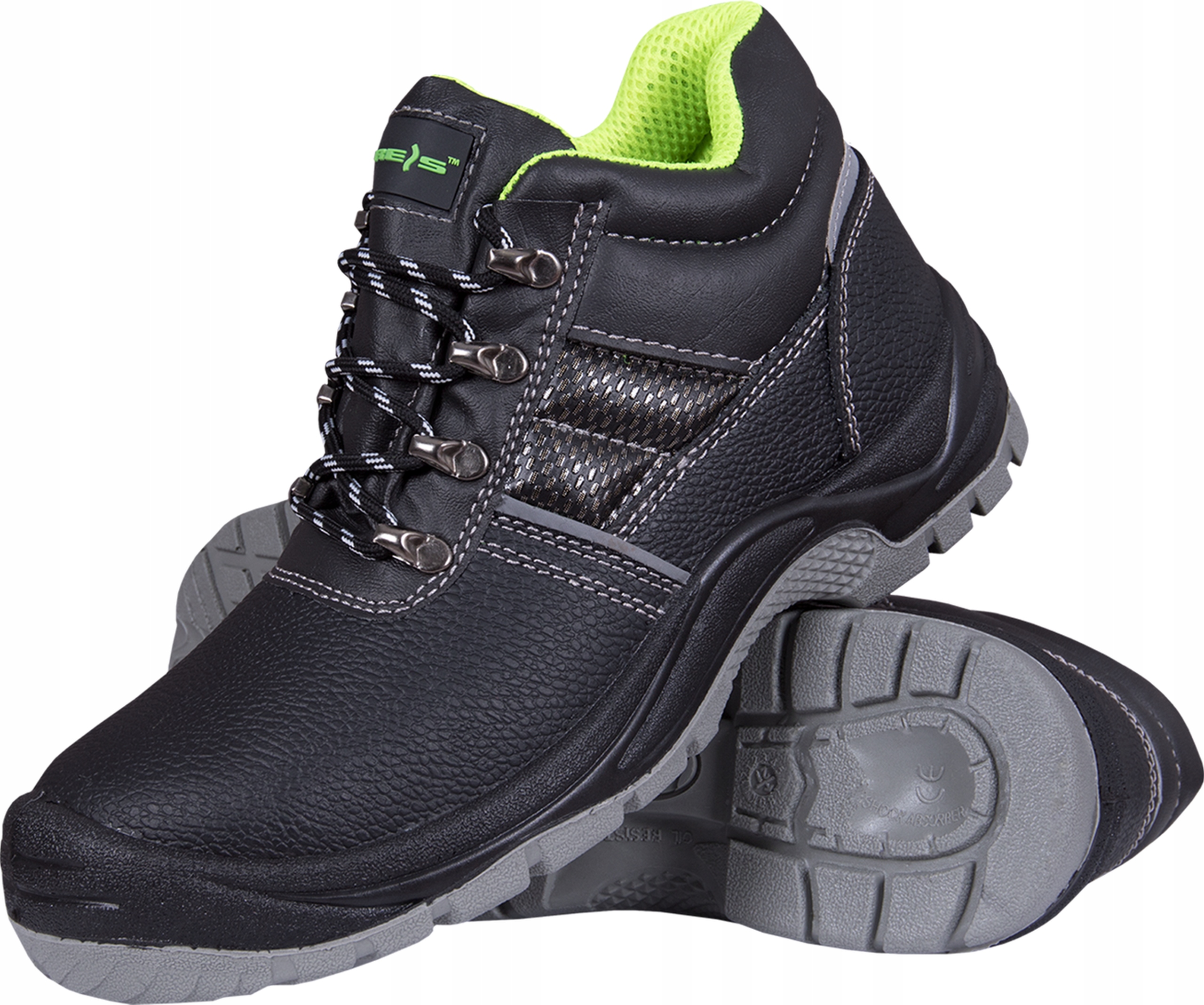 

Buty trzewiki robocze skórzane podnosek S3 Src Bhp
