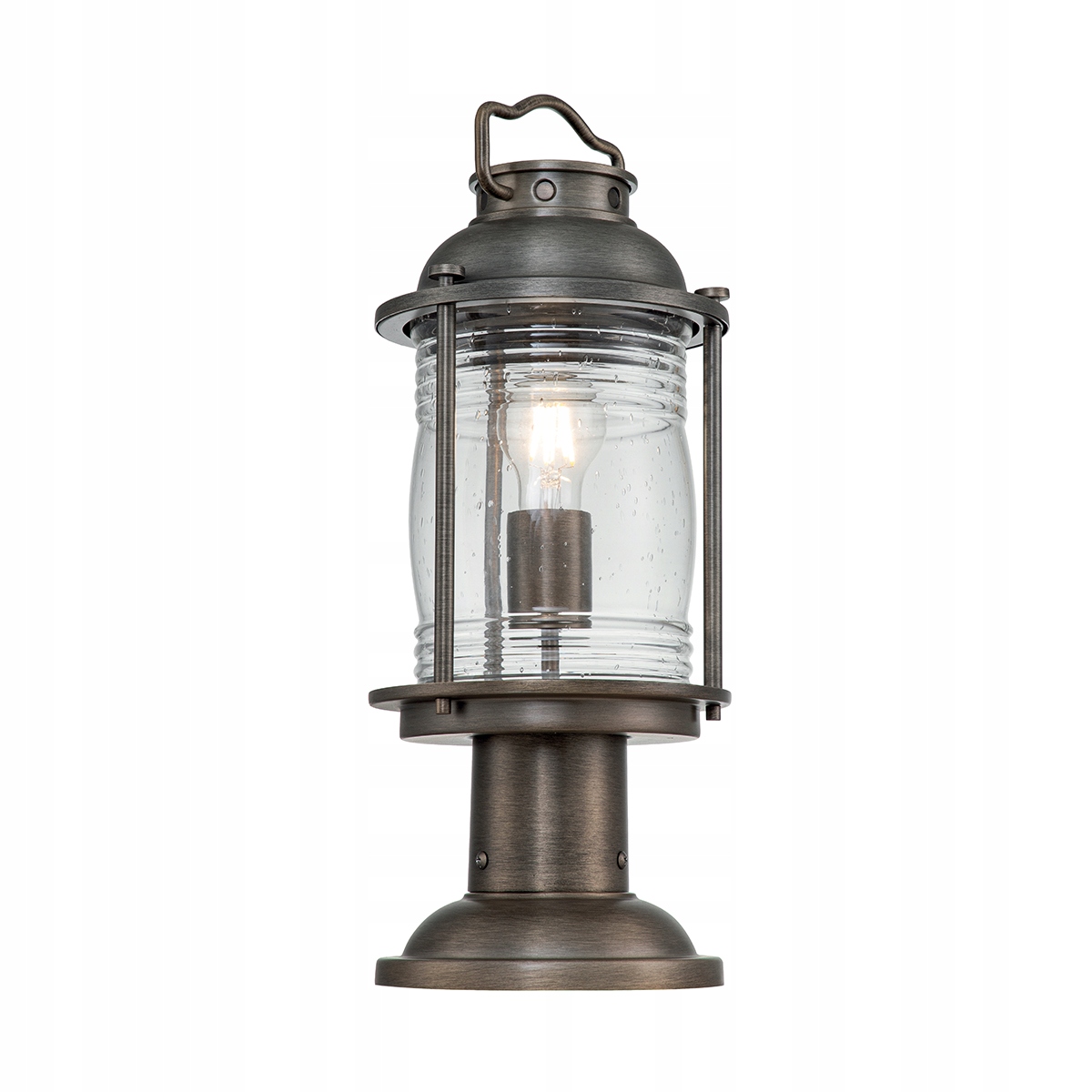 Stojací lampa venkovní podstavecová lampa oxidovaná hnědá 47 cm Kichler
