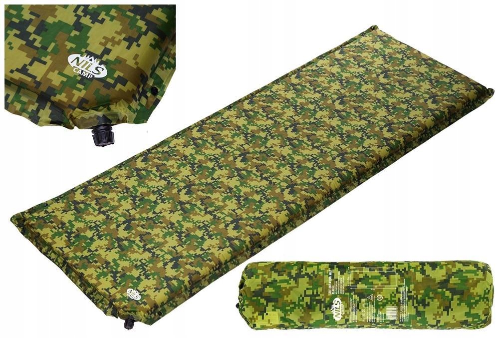 Gruba Mata Samopompująca 5 cm Turystyczna Materac Pod Namiot Pokrowiec