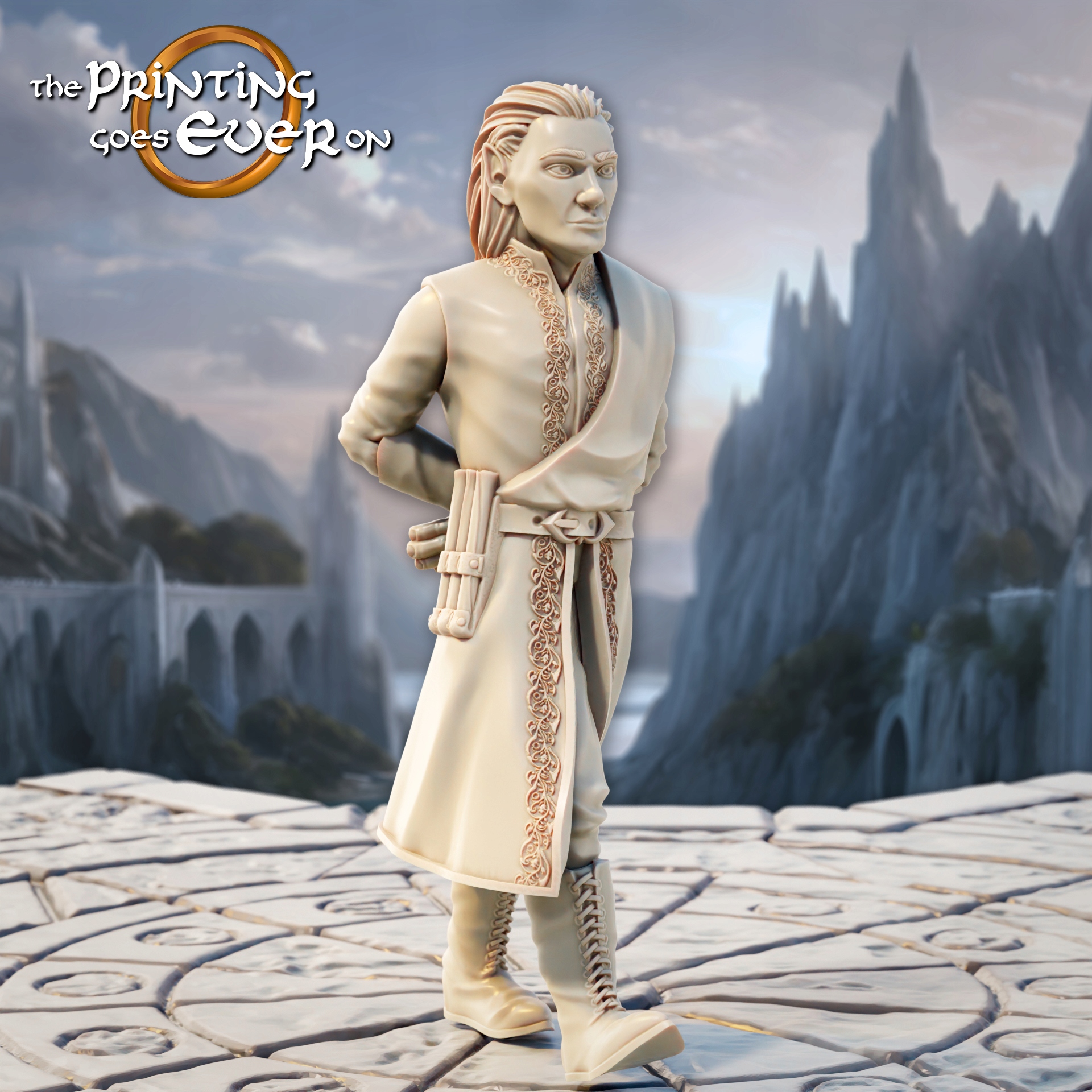 Elven Loremaster A The Printing Goes Ever On