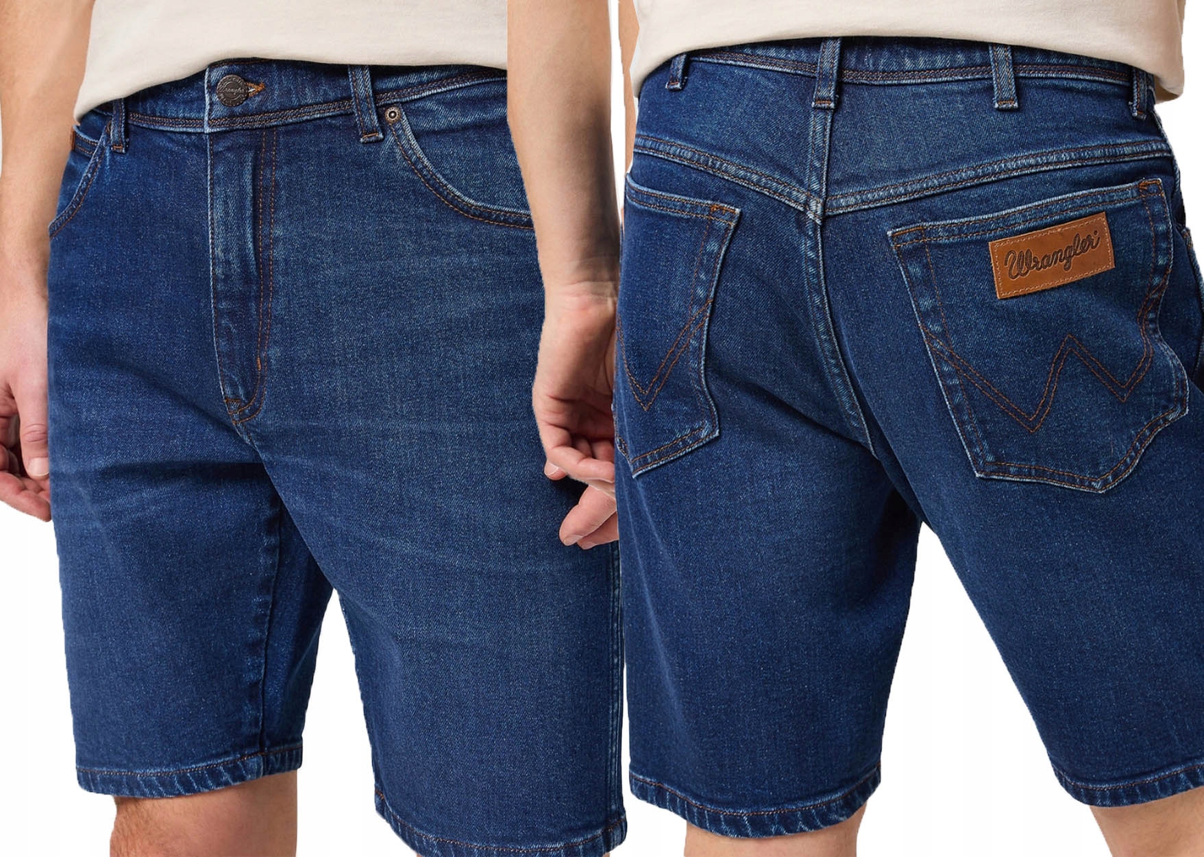 Wrangler Texas pánské krátké kraťasy džínové šortky Vintage Storm