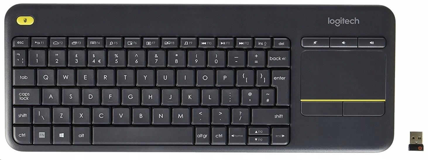 Logitech Wireless Keyboard K400 Plus, Uk 920-007143
