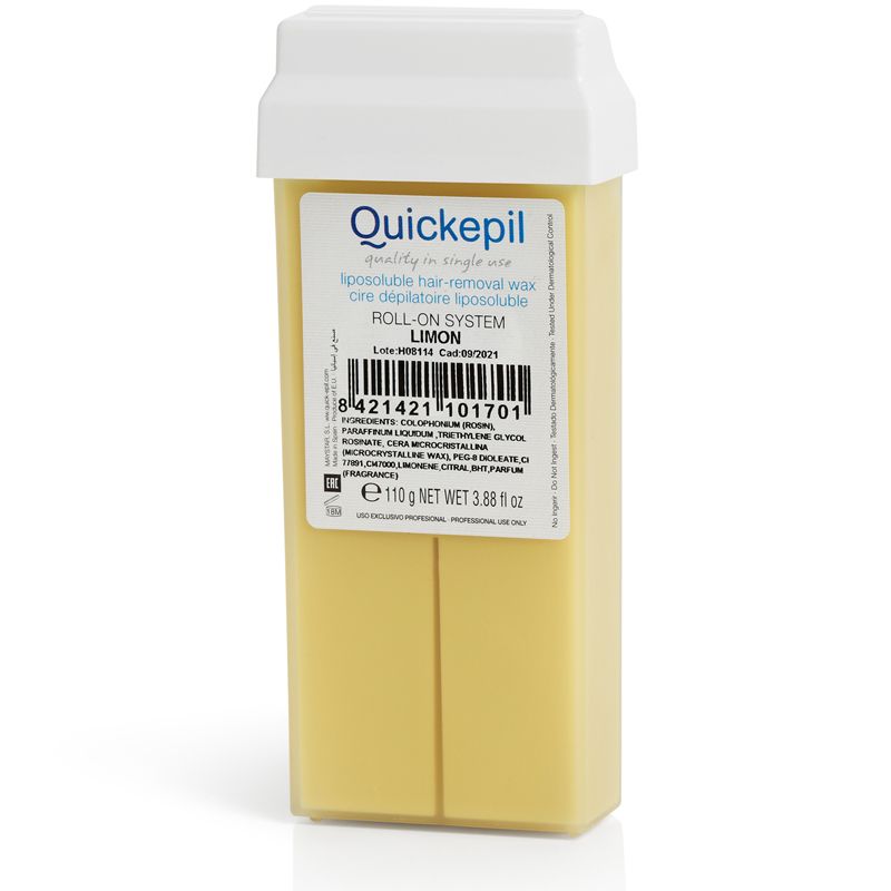 Quickepil wosk do depilacji rolka lemon 110 g
