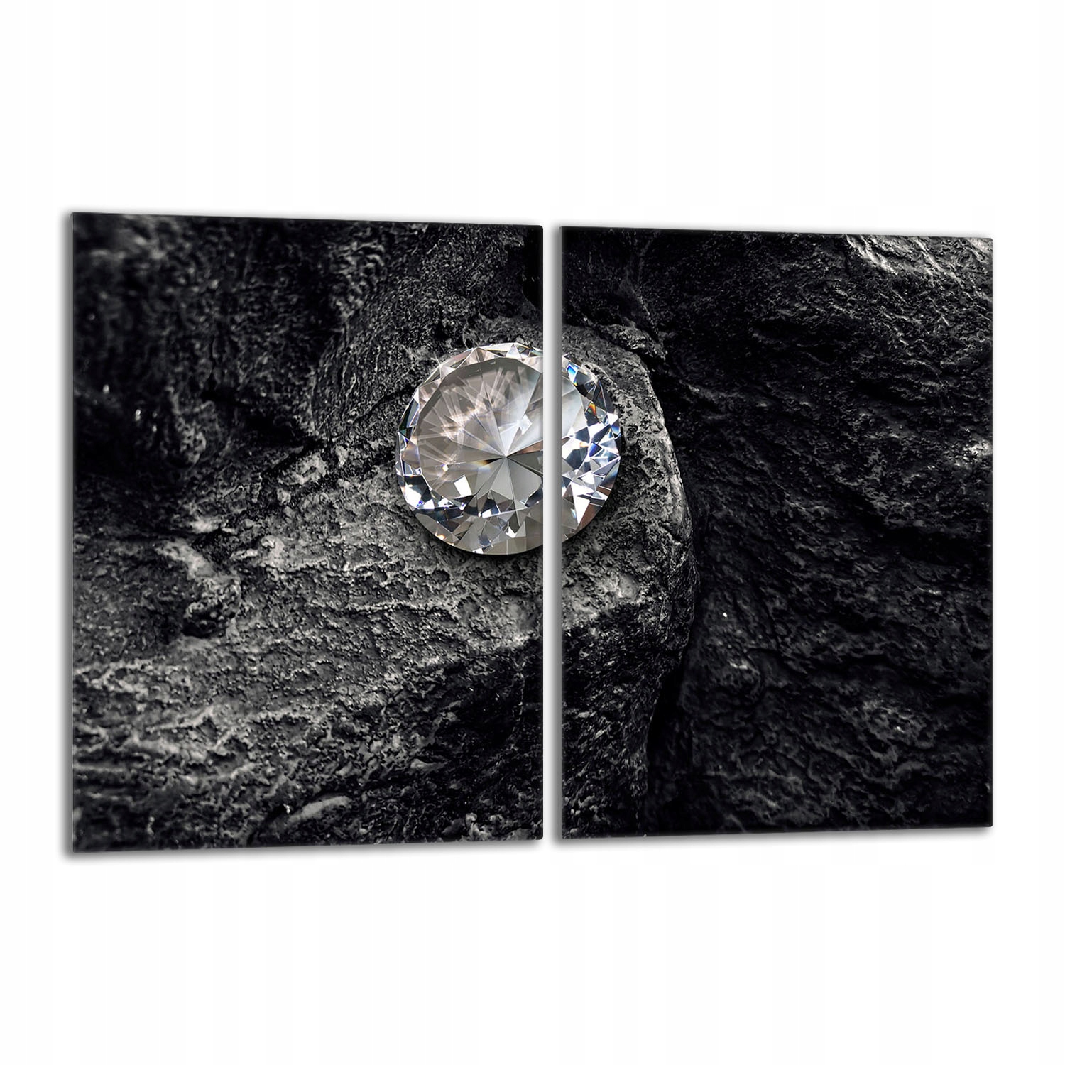 Skleněná ochranná deska na sporák 2x40x52 Diamant do kuchyně