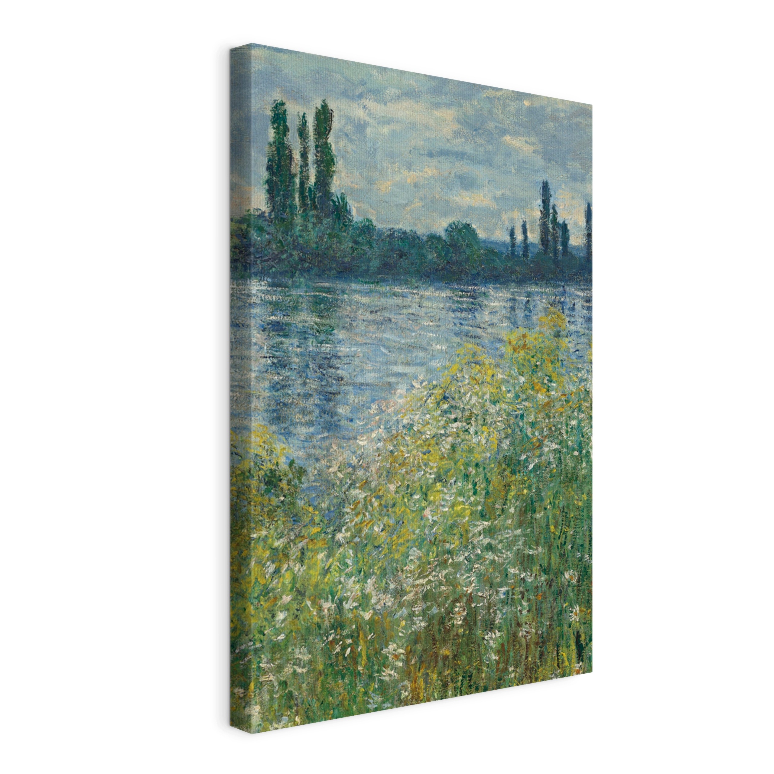 Obraz na plátně Claude Monet Okraje Seiny, Vétheuil 70x100 cm