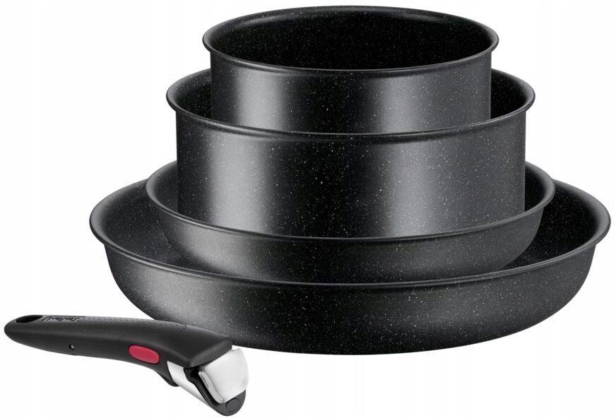 

Garnki patelnie Tefal Ingenio Black Stone Rączka