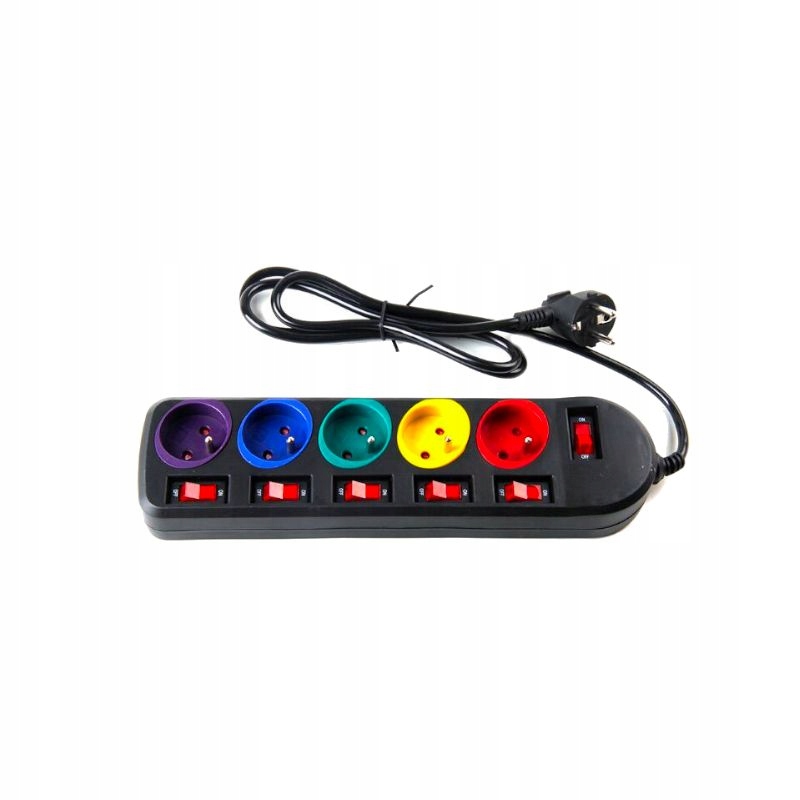 

Przedłużacz 3 Metry 5 Gniazd KD4001 Czarny