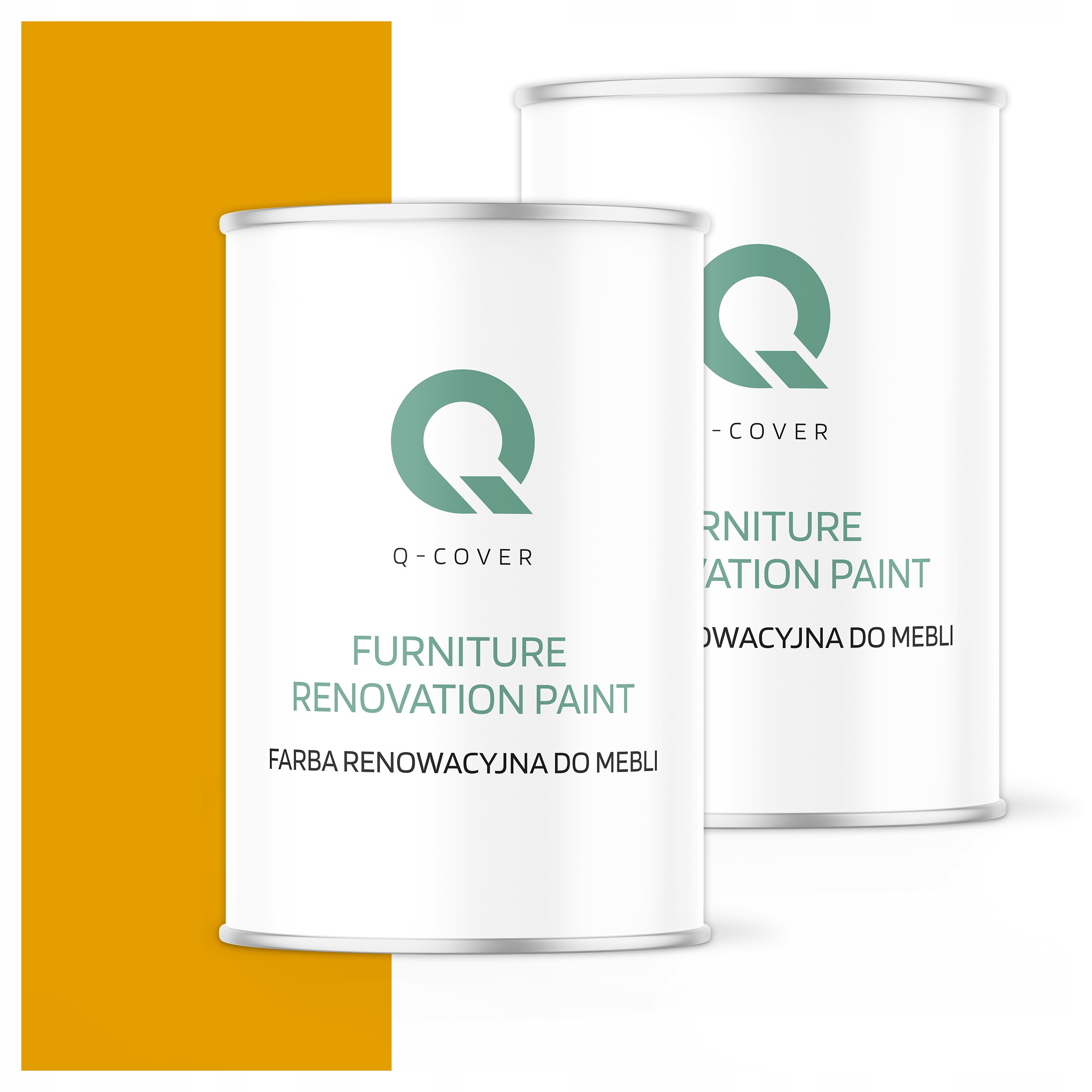 Farba na renováciu nábytku Mdf drevo 1L Ozdobná Žltá zlatá 1004 Satén