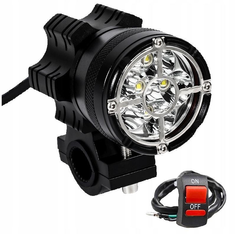 Halogenová Lampa Světlomet V6X 6 Led Cree Vypínač