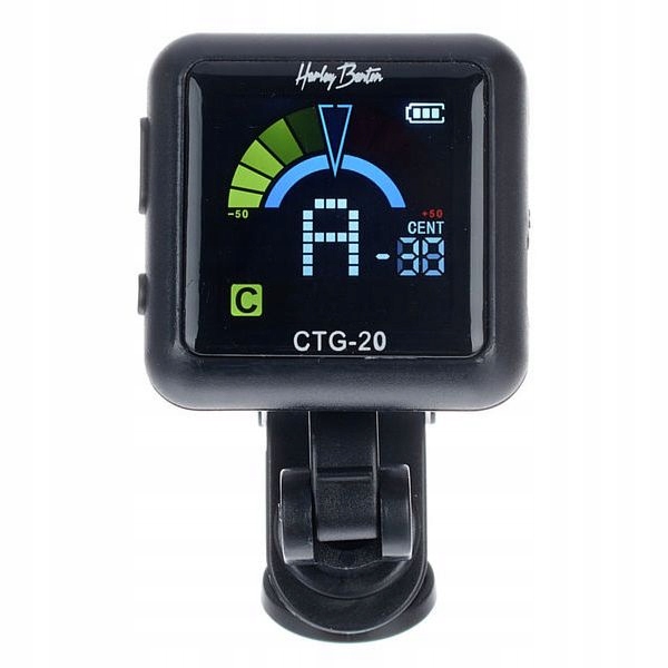 Thomann CTG-20 Bk Usb Clip Tuner Klips Stroik Gitarowy