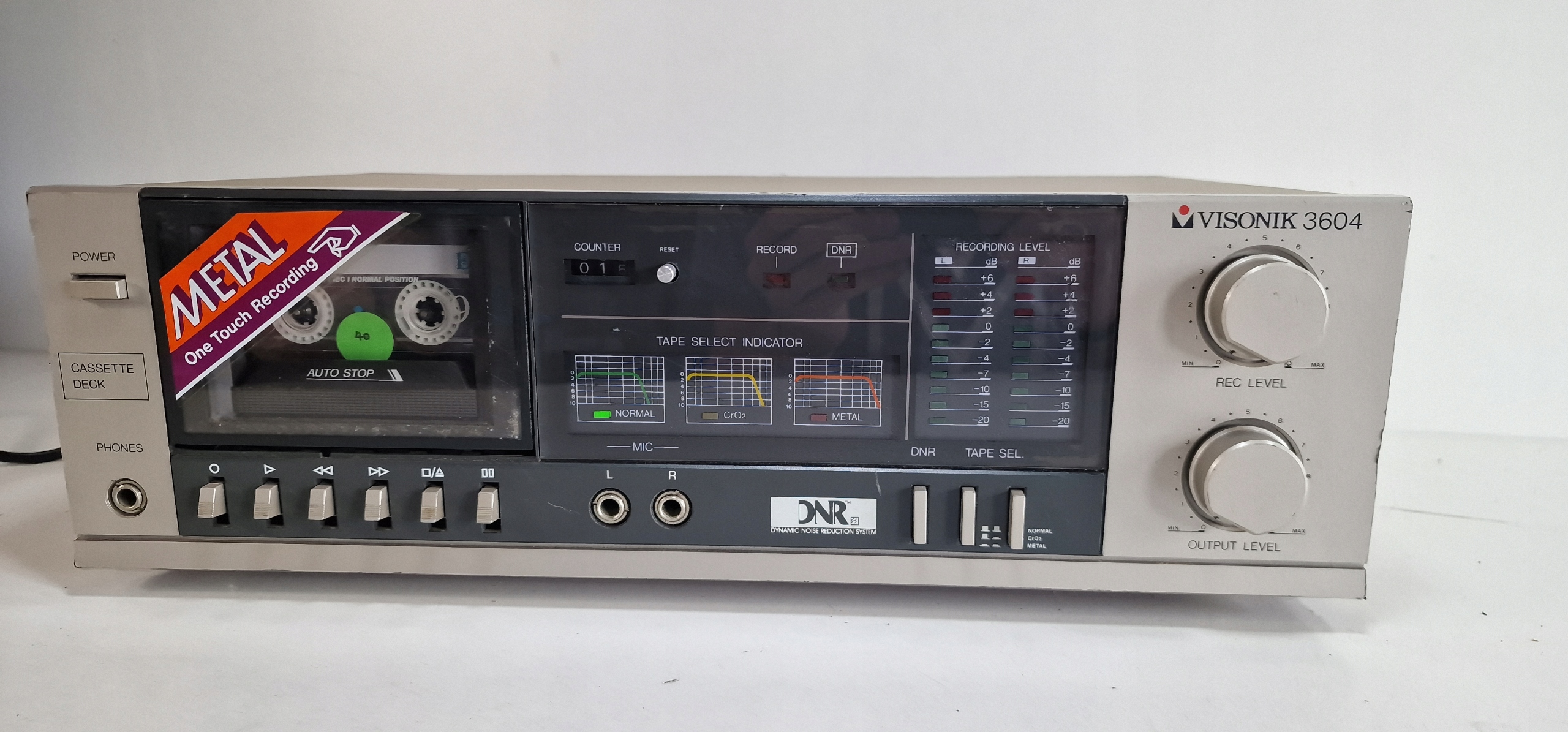 Magnetofon Visonic-3604 Cassette Deck Kod producenta Visonic-3604