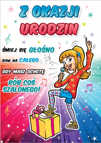 

kartka na Urodziny dla dziewczyny córki Young32