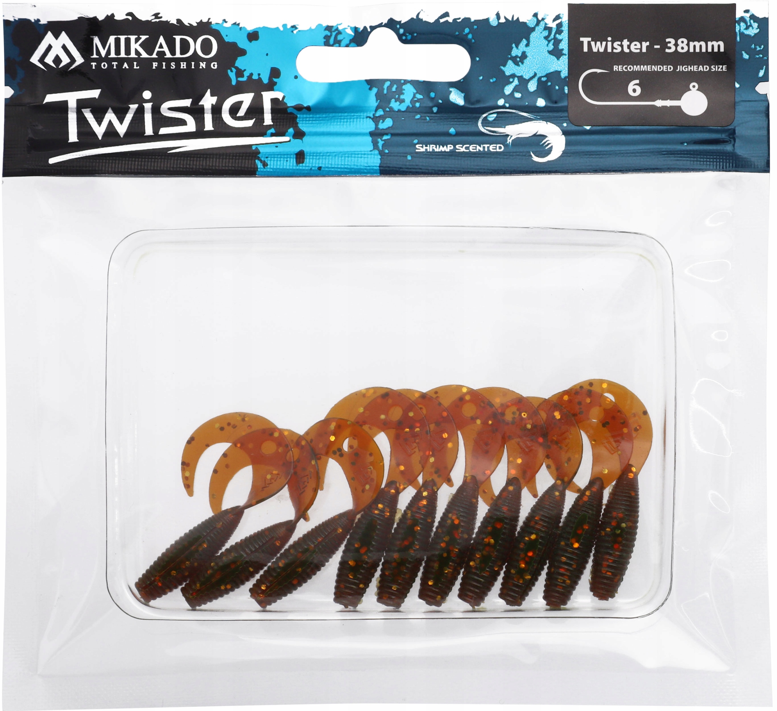 Mikado Łowne Twistery 3,8CM 10 Szt Mg New