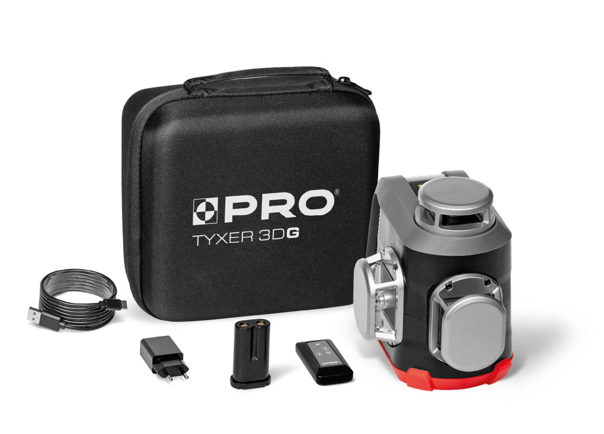 Křížový laser Pro Tyxer 3DG 30 m