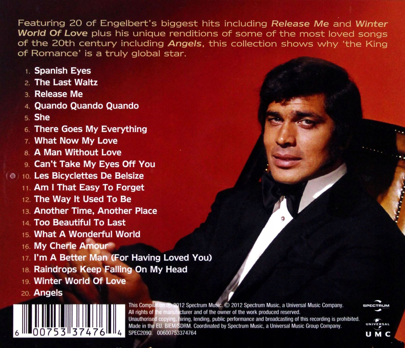 ENGELBERT HUMPERDINCK: SPANISH EYES - THE BEST OF Stan opakowania oryginalne