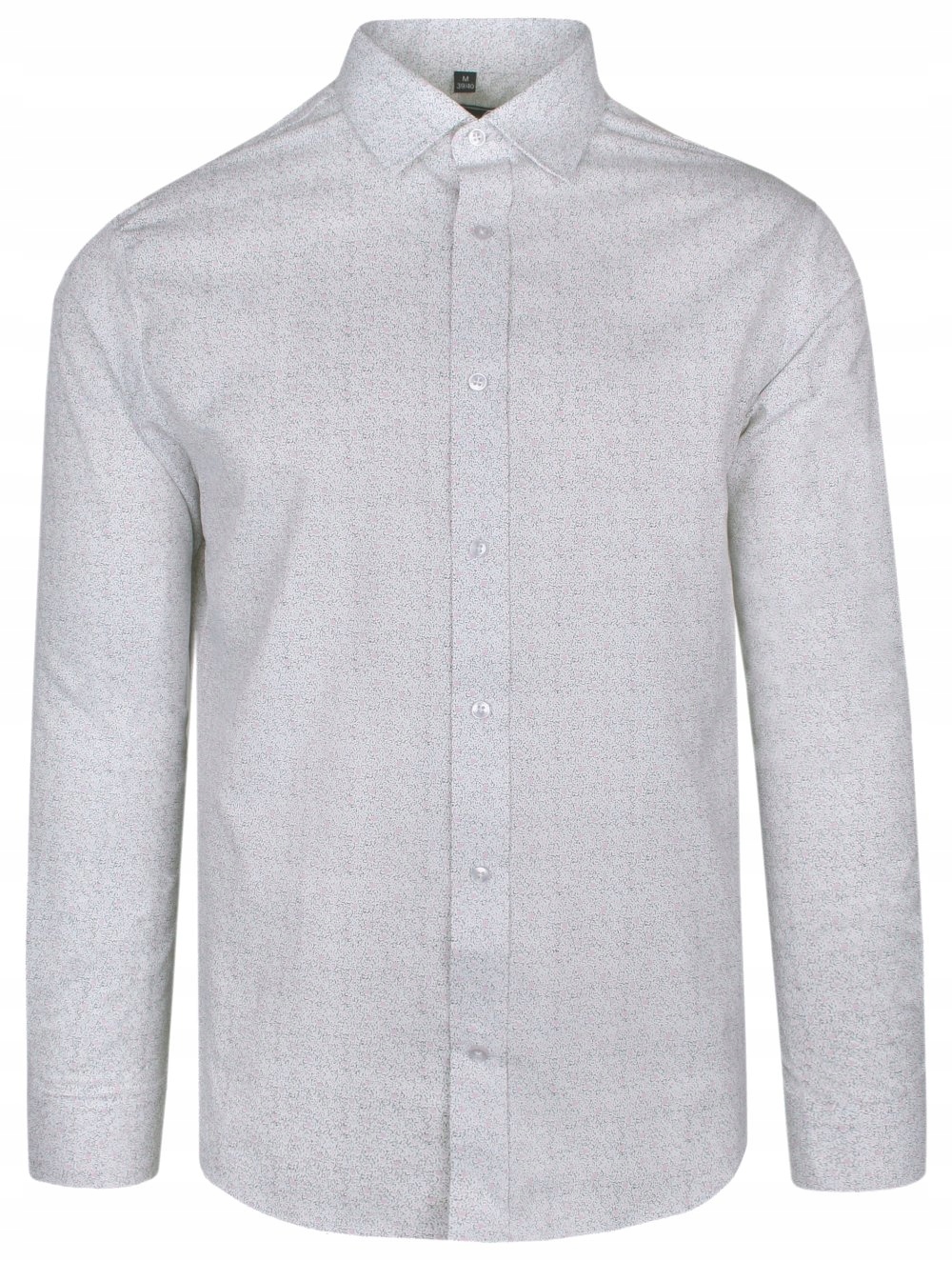 Košile s růžovým motivem 38/170-176 (Slim)