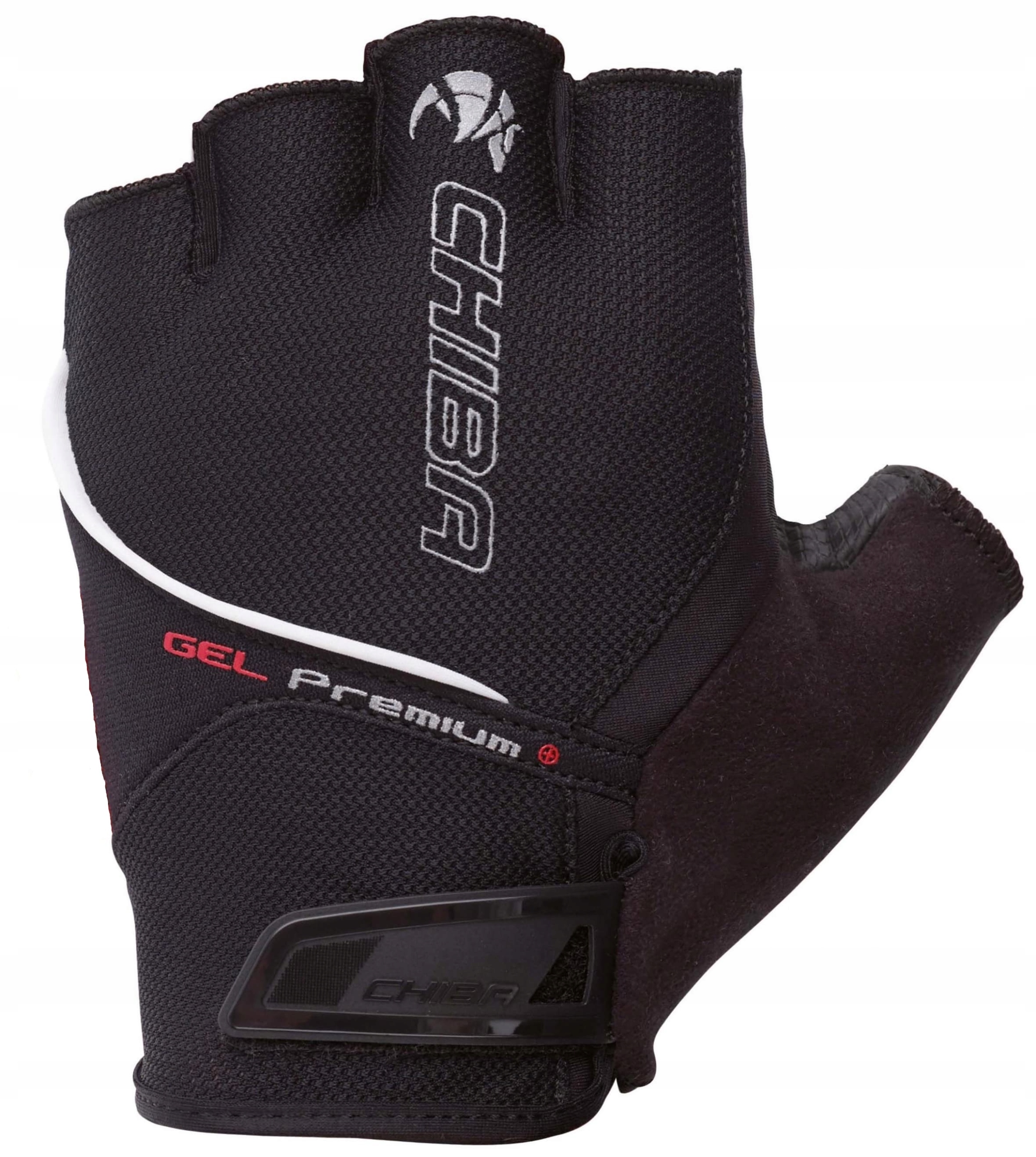 RĘKAWICZKI ROWEROWE CHIBA GEL PREMIUM CZARNE XL