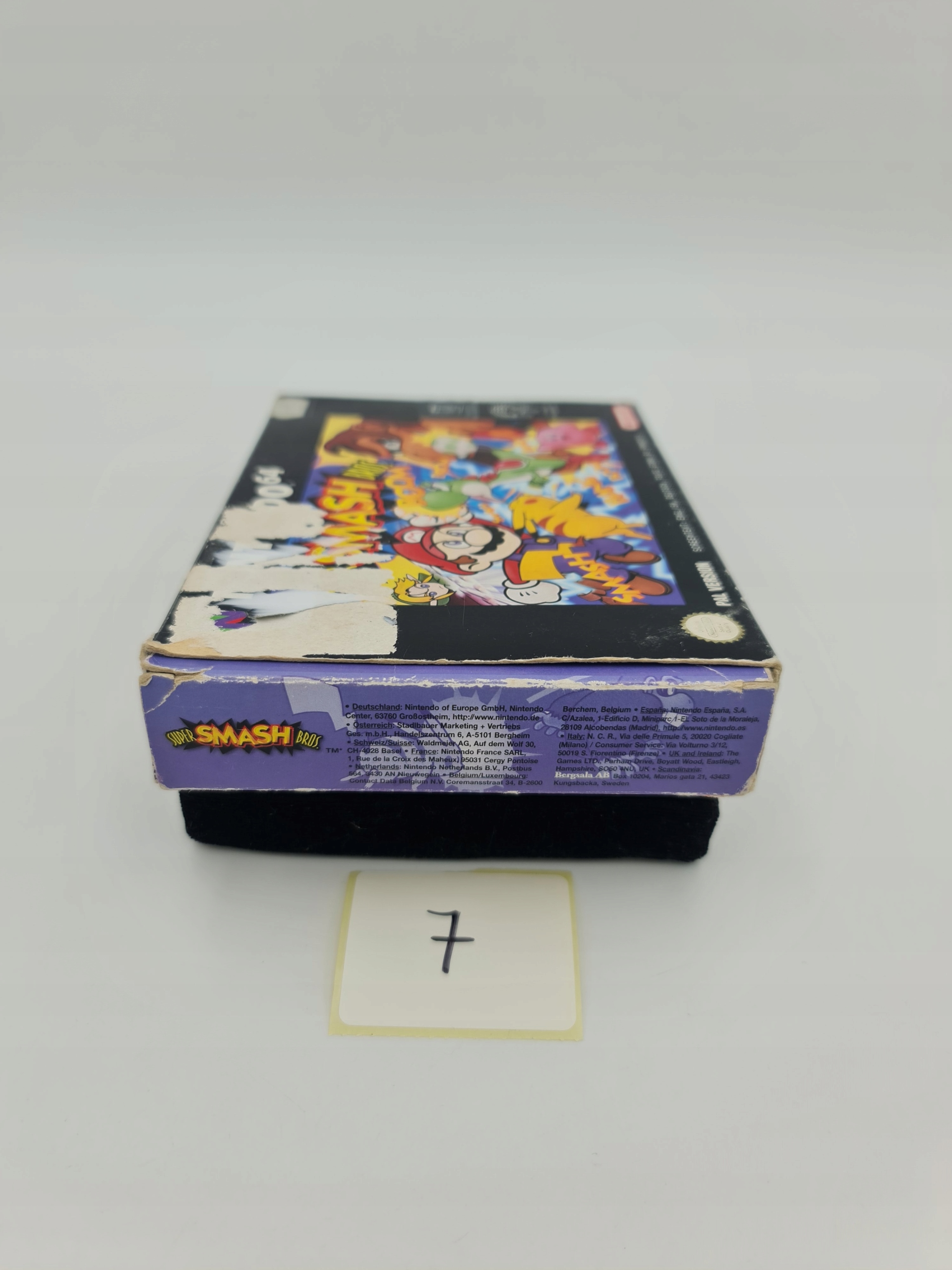 NINTENDO 64 SUPER SMASH BROS KARTON BOX Wydawca Nintendo