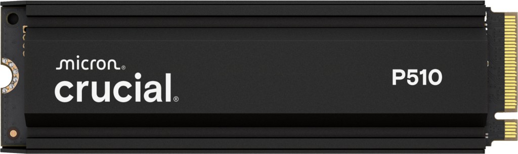 Crucial CT2000P510SSD5 P510 2TB PCIe Gen5 NVMe 2280 M.2 Ssd s chladičem