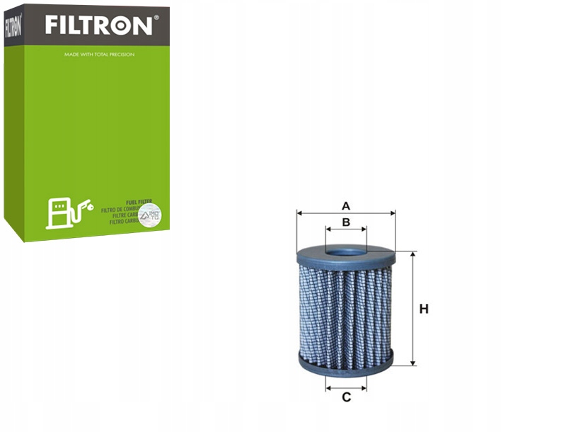 WKŁAD FILTRA DO SAMOCHODOWYCH INSTALACJI GAZOWYCH "LOVATO" FILTRON