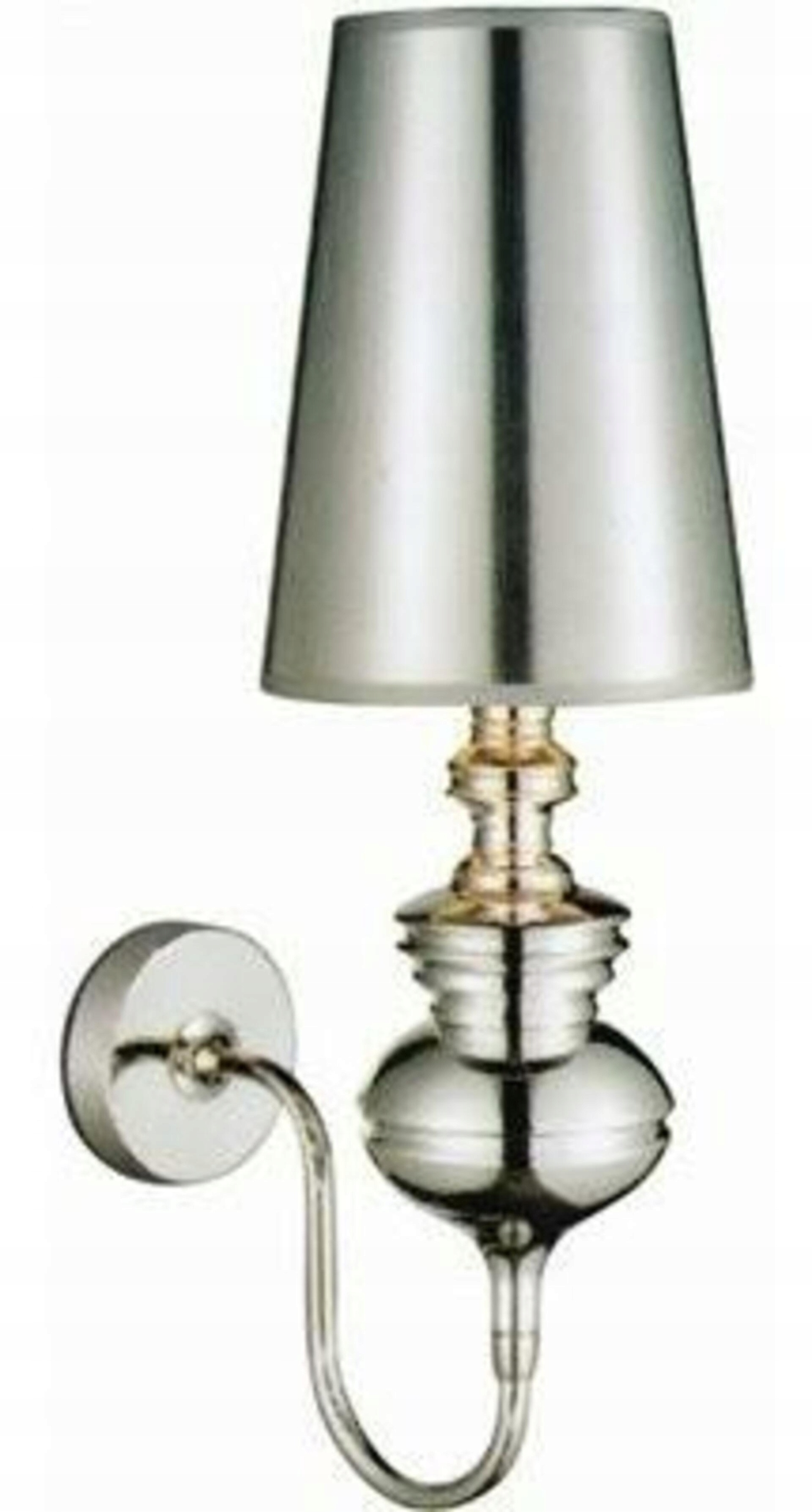 Nástěnná lampa AZzardo Baroco wall silver AZ0308 E14 1x11W IP20 18cm stříbr