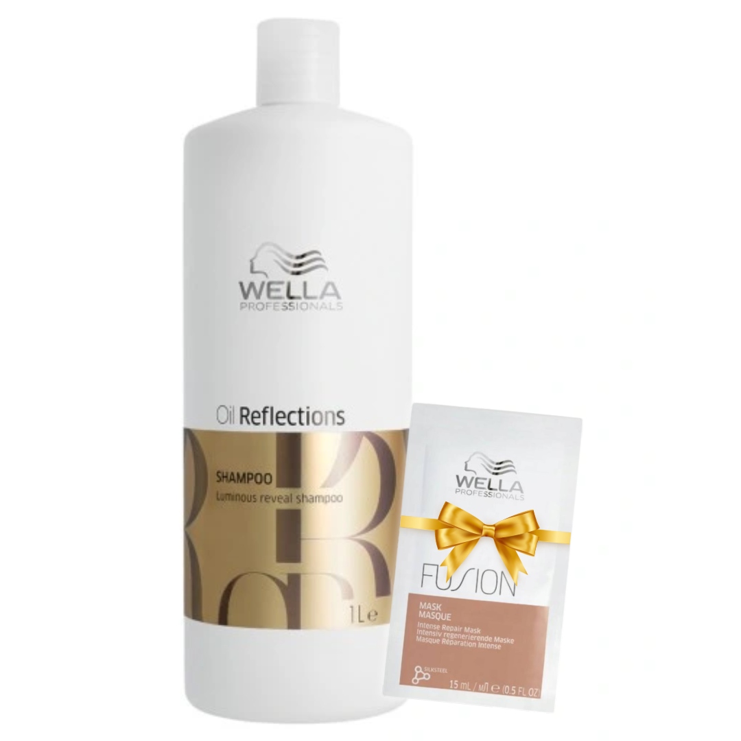 Wella Professionals Oil Reflection rozjasňující Šampon 1l Dárek