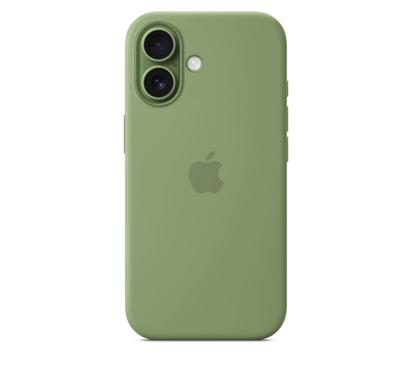 Etui plecki Apple silikonowe z MagSafe do iPhone 17 Jasne Zielone