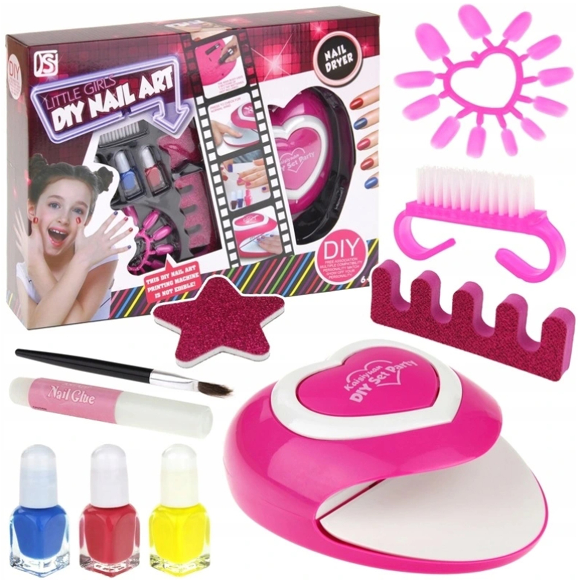 

Zestaw Do Malowania Paznokci Manicure Suszarka