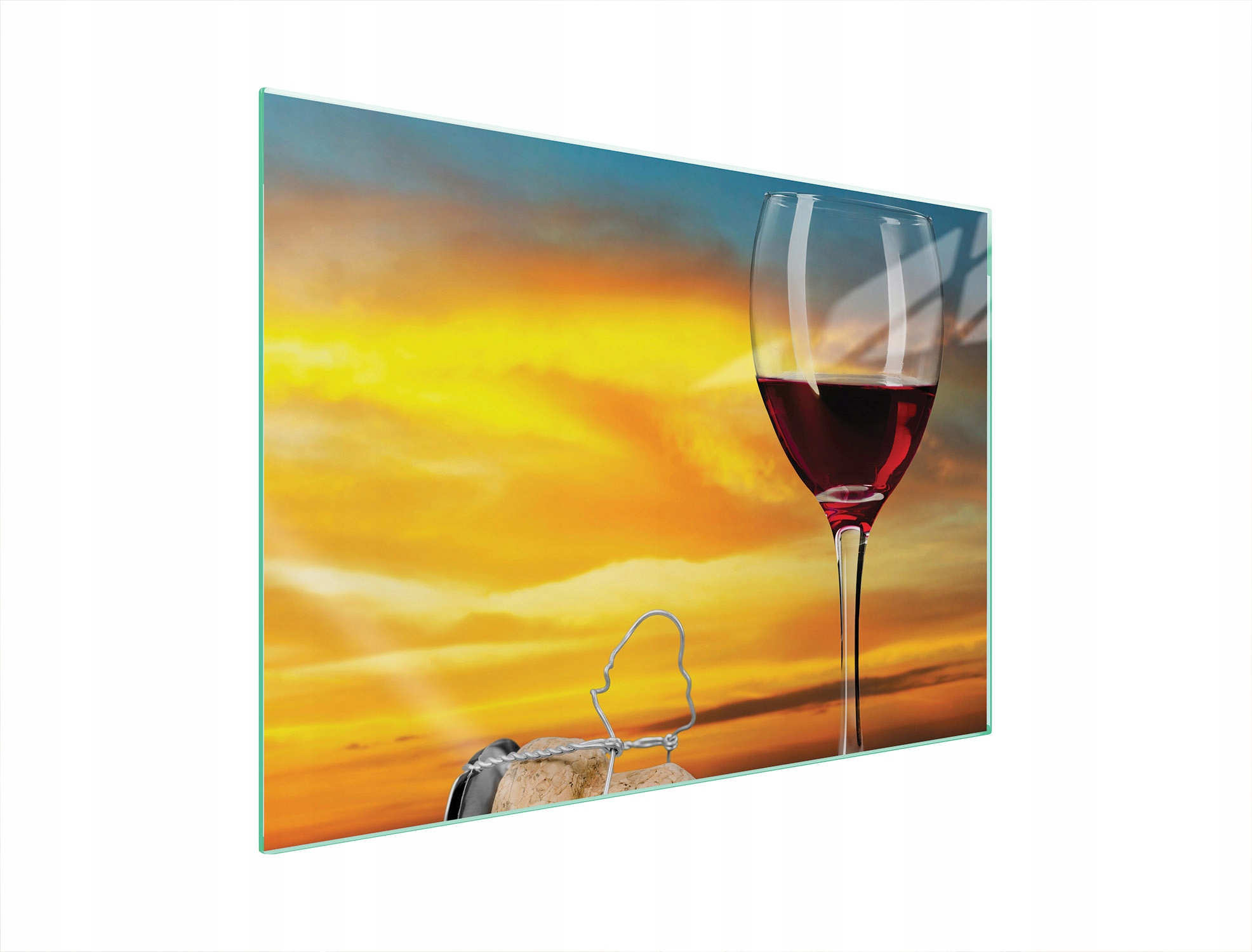 Skleněná Ochranná Deska Na Sporák 70x52 Víno Tvrzené Sklo