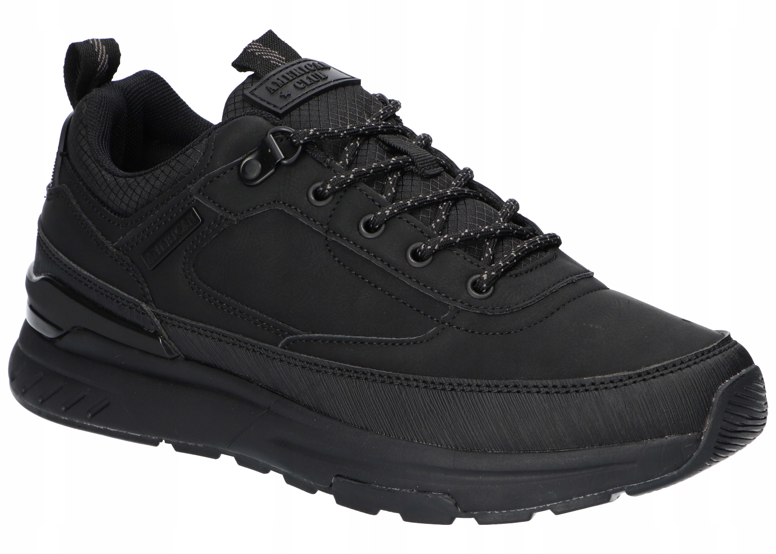 American Club AA48 Adidasy Tenisky Polobotky Pánské Sportovní Boty Černé 44