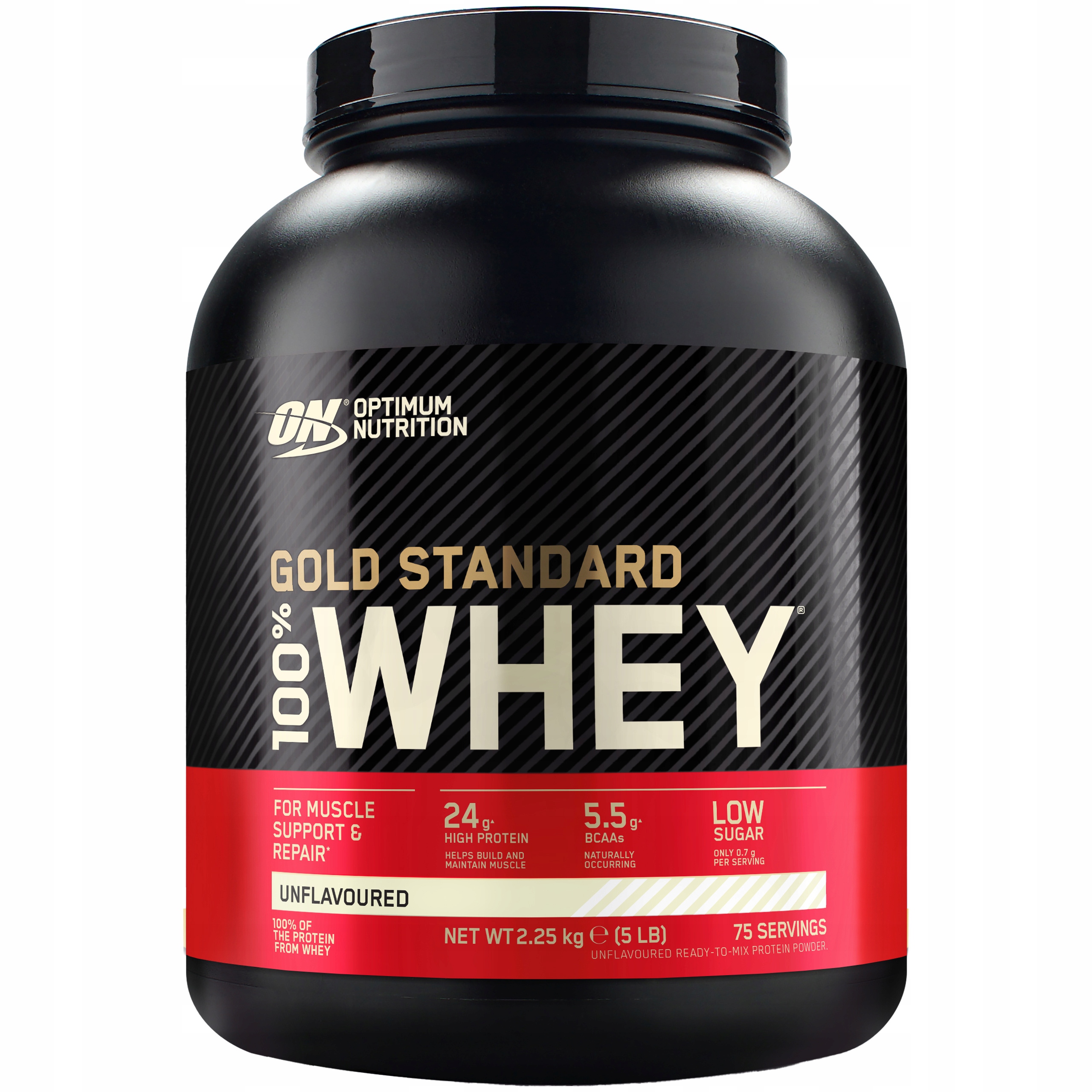 Protein Optimum Nutrition Gold Standard 2250 g Přírodní Whey Wpi