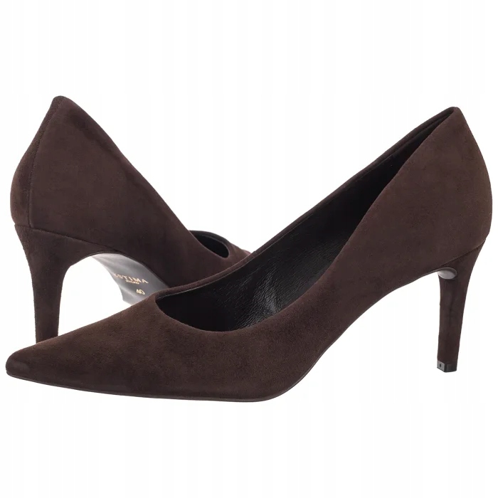 Kožené dámské boty Boty Ryłko 7Y202_T7 _3TY Hnědé